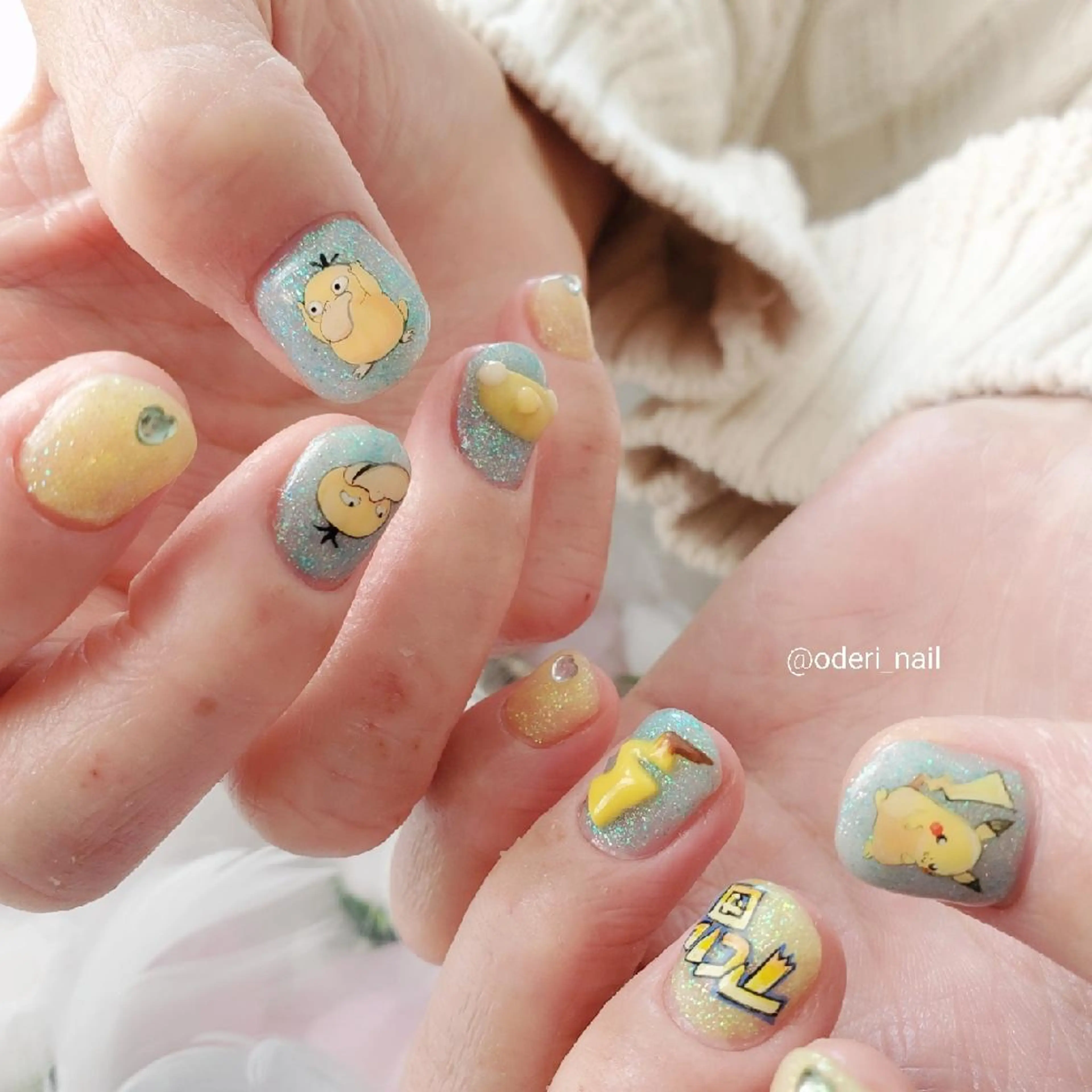 ネイル アートネイル ジェルネイル おで@ oderi_nailのネイルデザイン