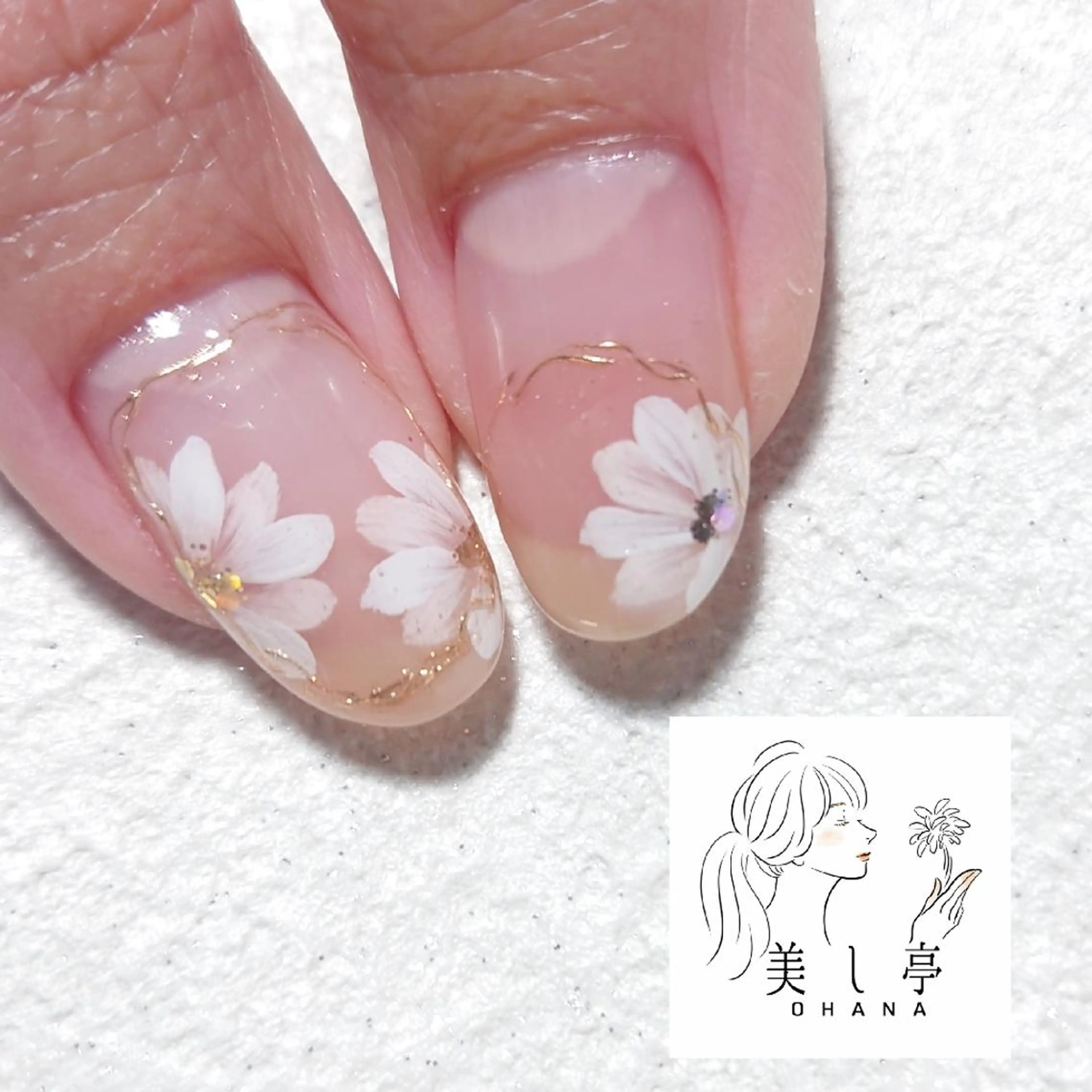 ネイル 美し亭 OHANAのネイルデザイン