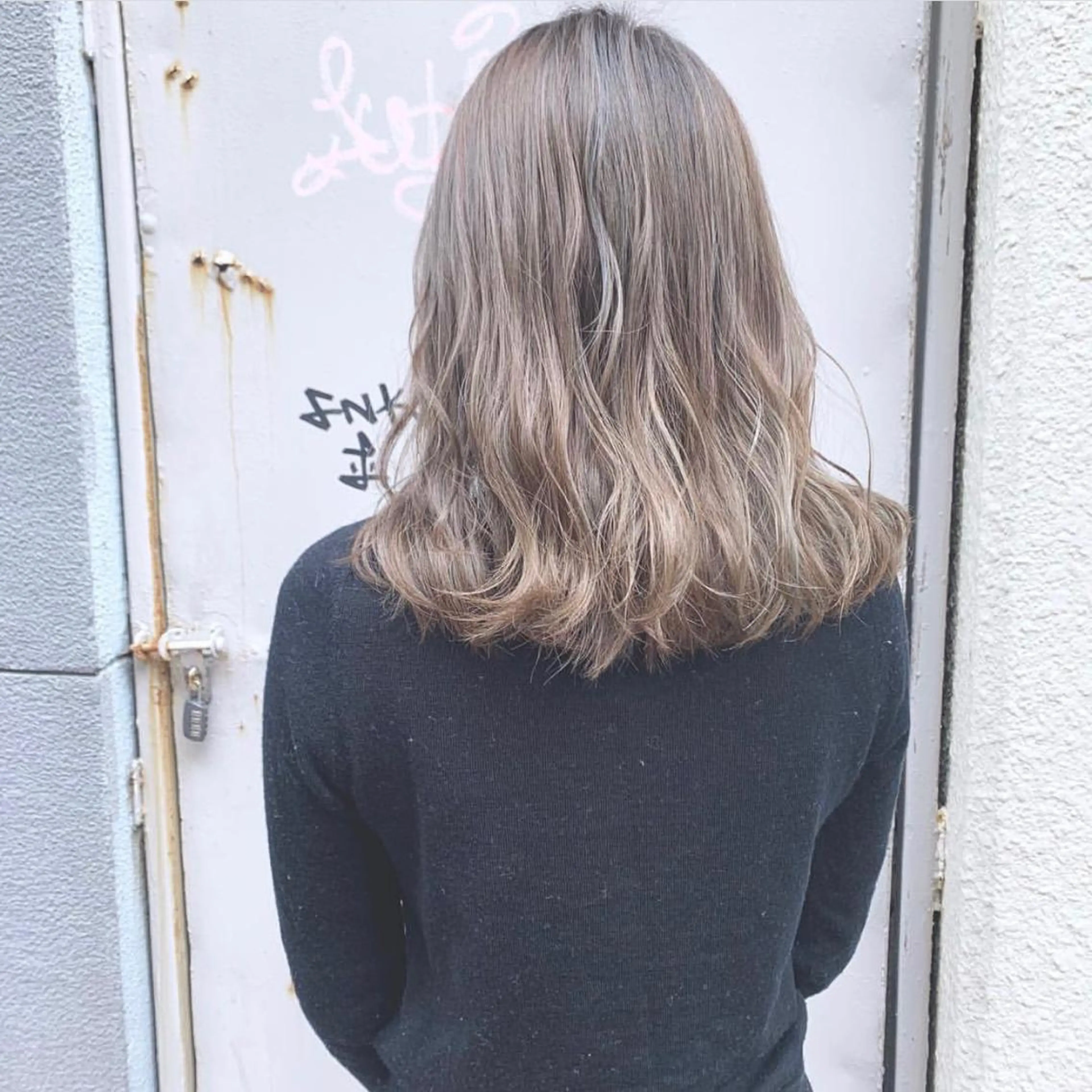ミディアム カラー カット ヘアカラー トリートメント 井上 美奈子のヘアスタイル