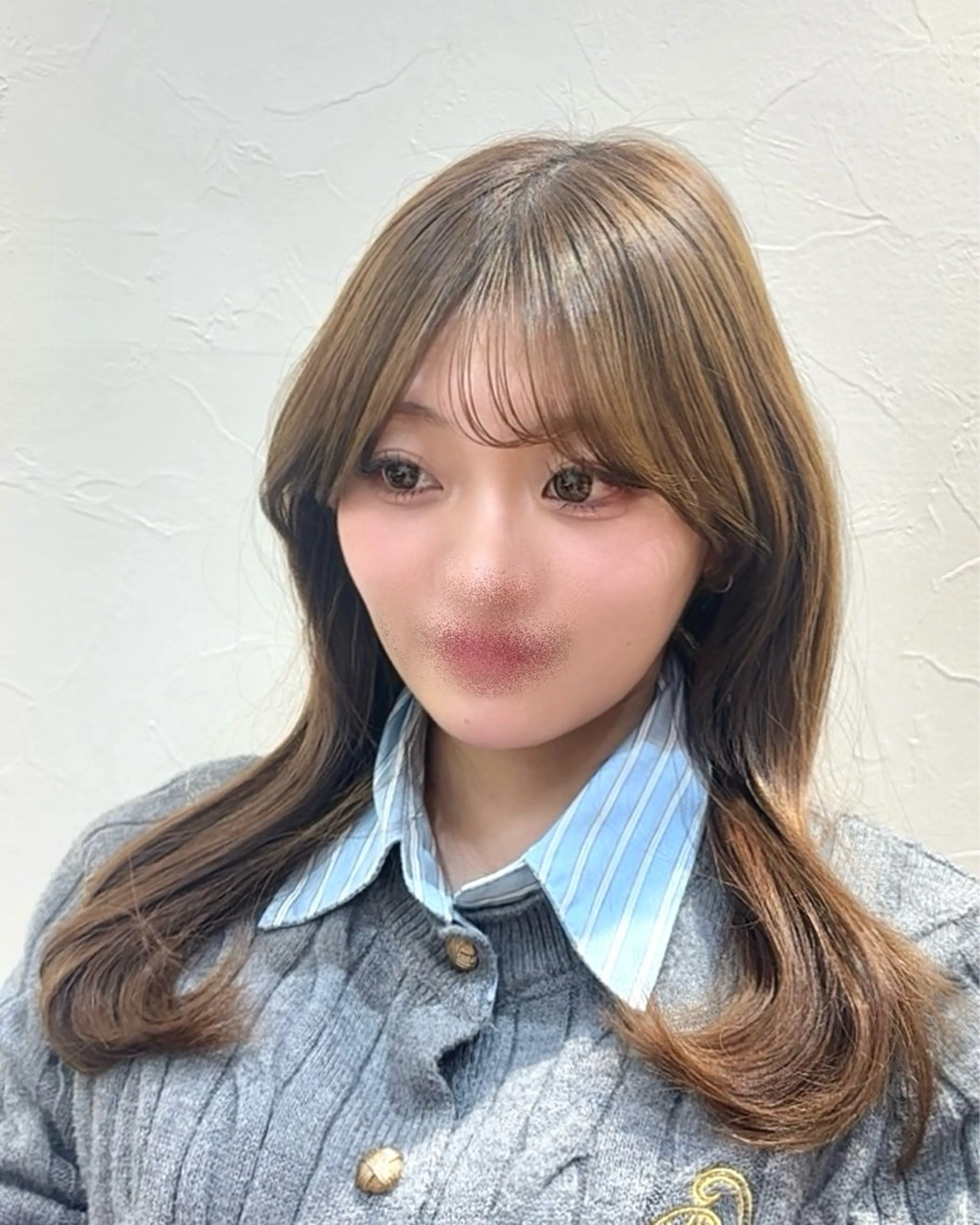 カット 🫧いお/透明感艶 カラー/縮毛矯正🫧のヘアスタイル