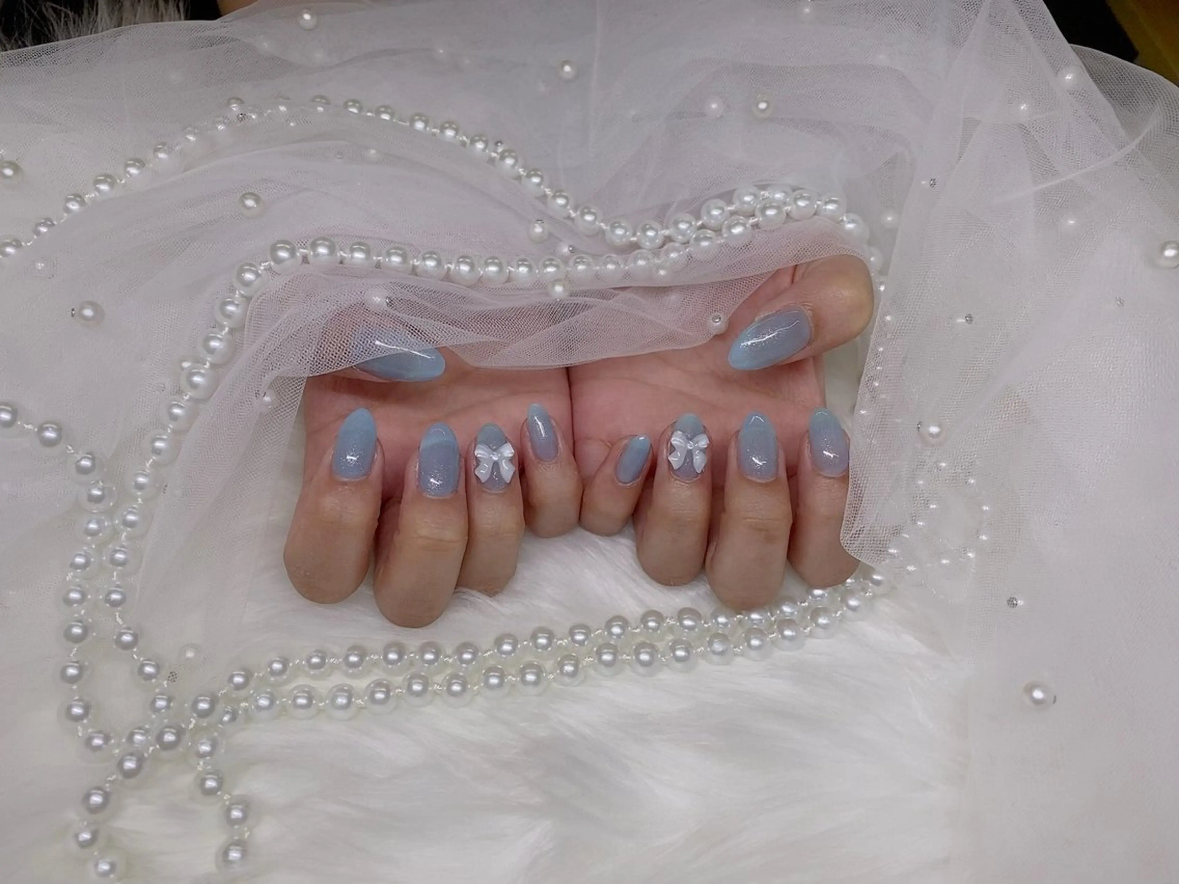 ネイル ハンドネイル ETERNA Nail 銀座店【パラジェル/フィルイン/チップ長さだし/マグネット/ニュアンス】所属・ア カリのネイルデザイン