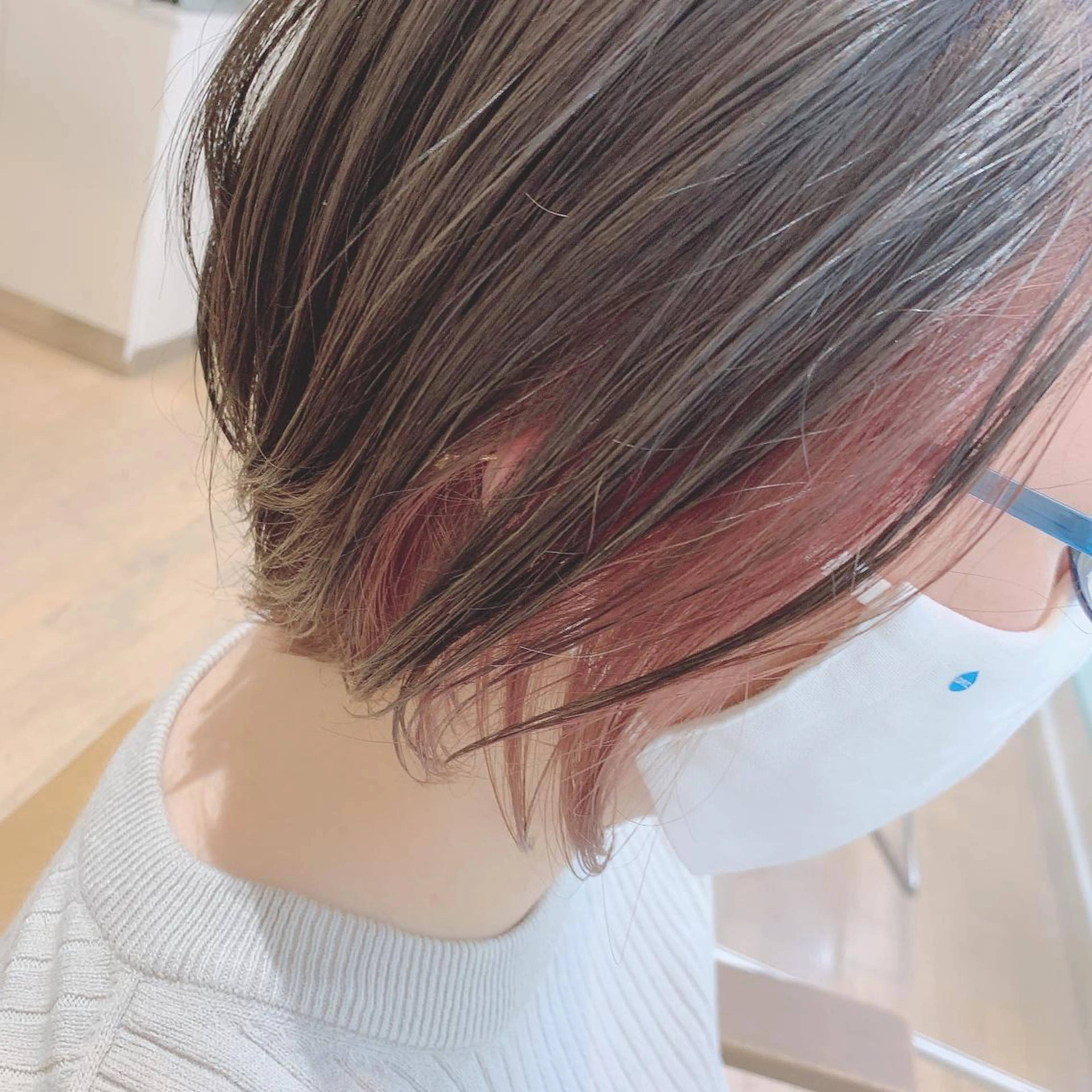 ショート カラー ショートボブ インナーカラー ピンクカラー ボブ ショートヘア 【メンズモデル募集】 Bassa所沢のヘアスタイル