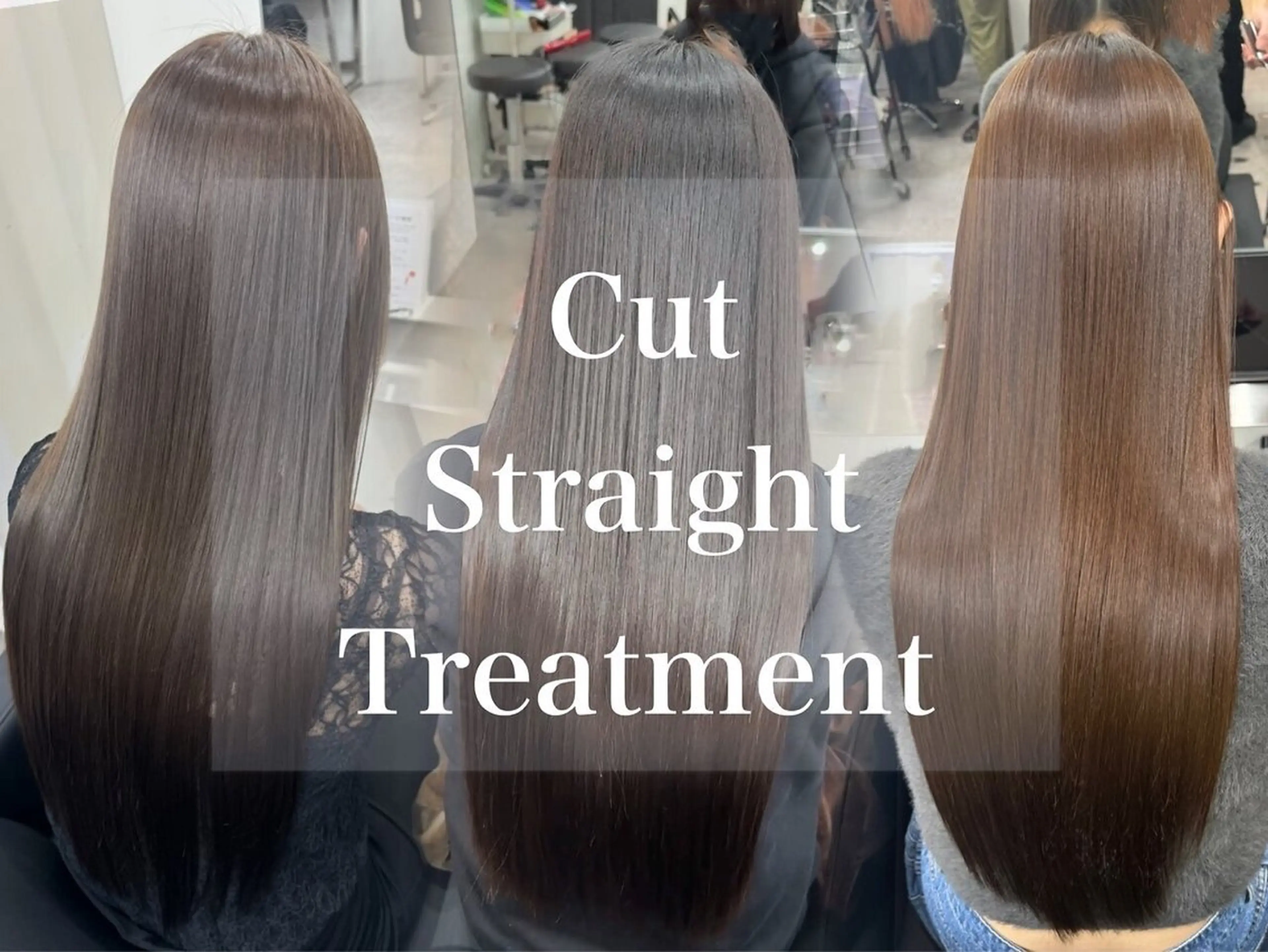 セミロング 髪質改善 トリートメント カット 縮毛矯正 D.I.E.V.A 渋谷所属・💕韓国レイヤー× 髪質改善 宮内諒のヘアスタイル