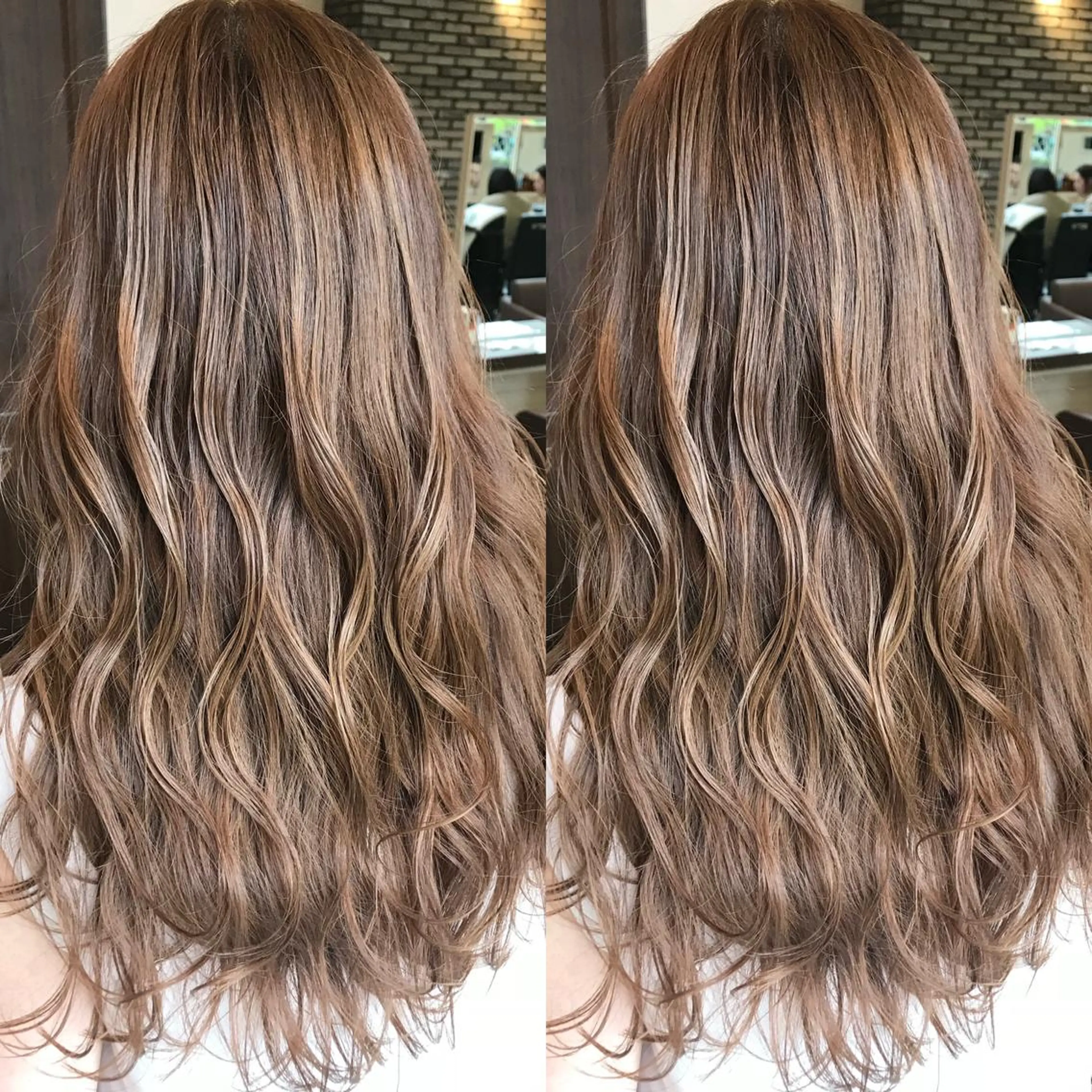 ロング カラー ベージュカラー ブリーチ ケアブリーチ ハイトーンカラー ハイトーンベージュ 似合わせ/ブリーチ カラー.岡田友仁のヘアスタイル