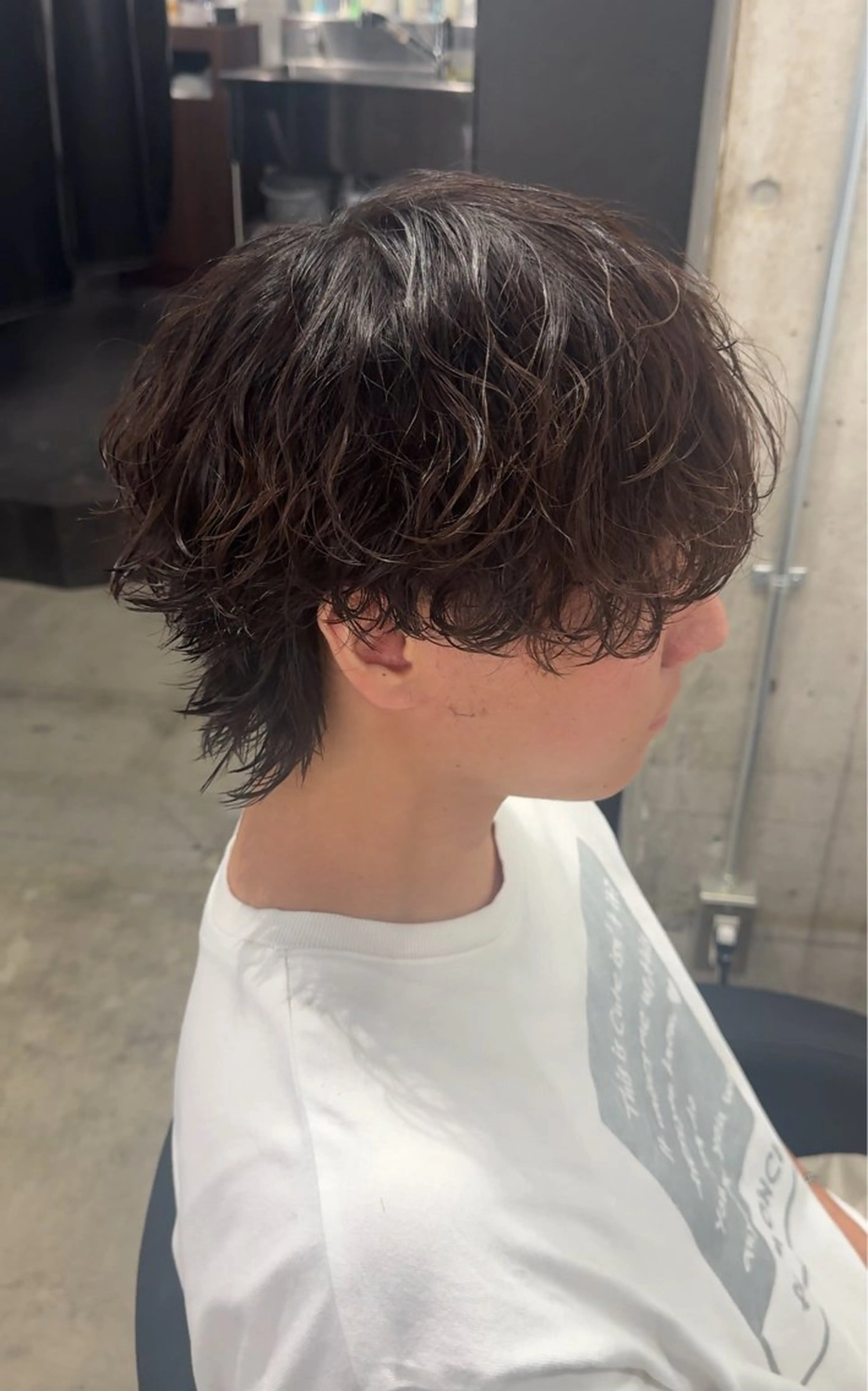 パーマ メンズ Pia Yakuin所属・岩佐 柚太のヘアスタイル