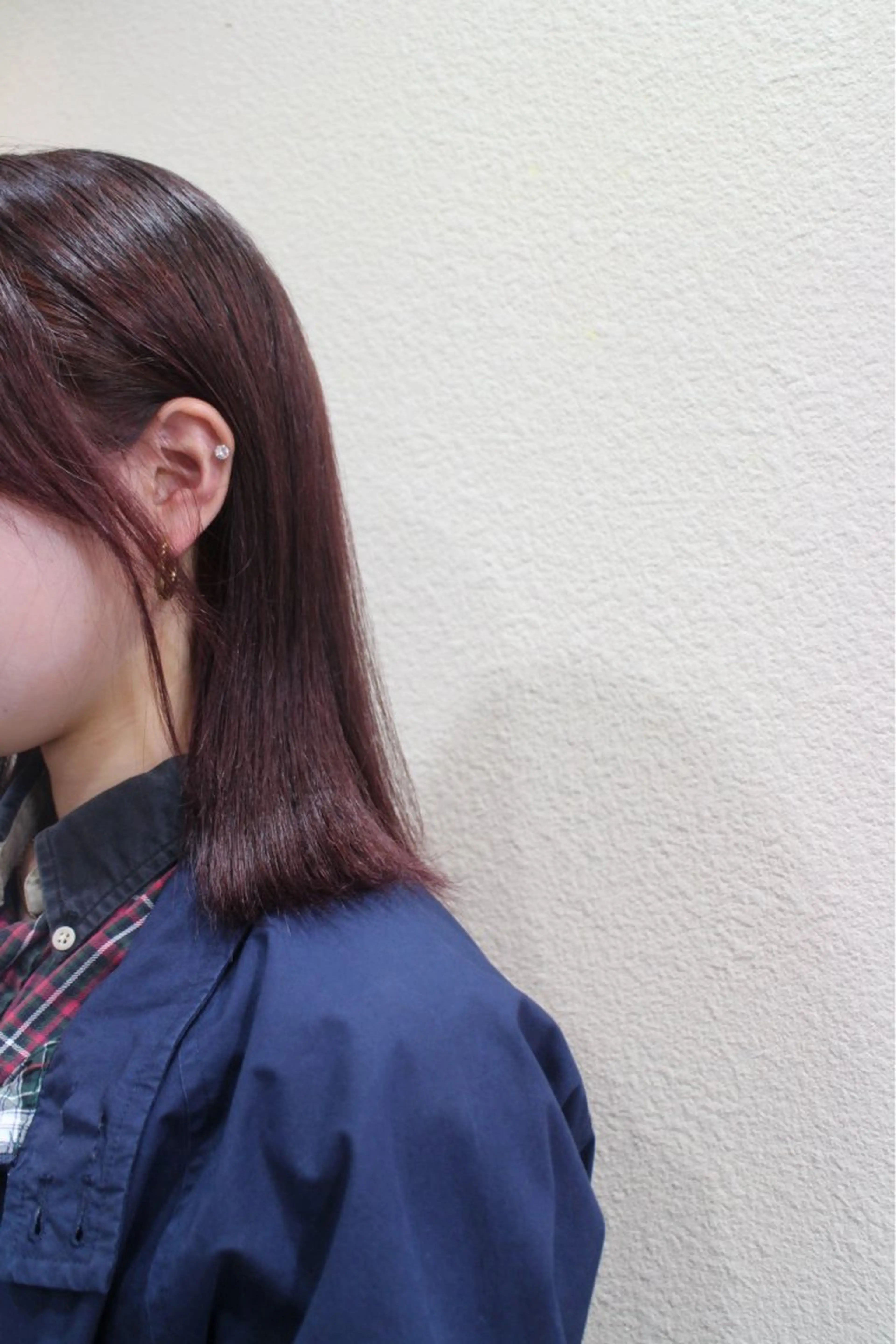 ミディアム カラー カーリーパーマ/ 透明ｶﾗｰ/MIKUのヘアスタイル