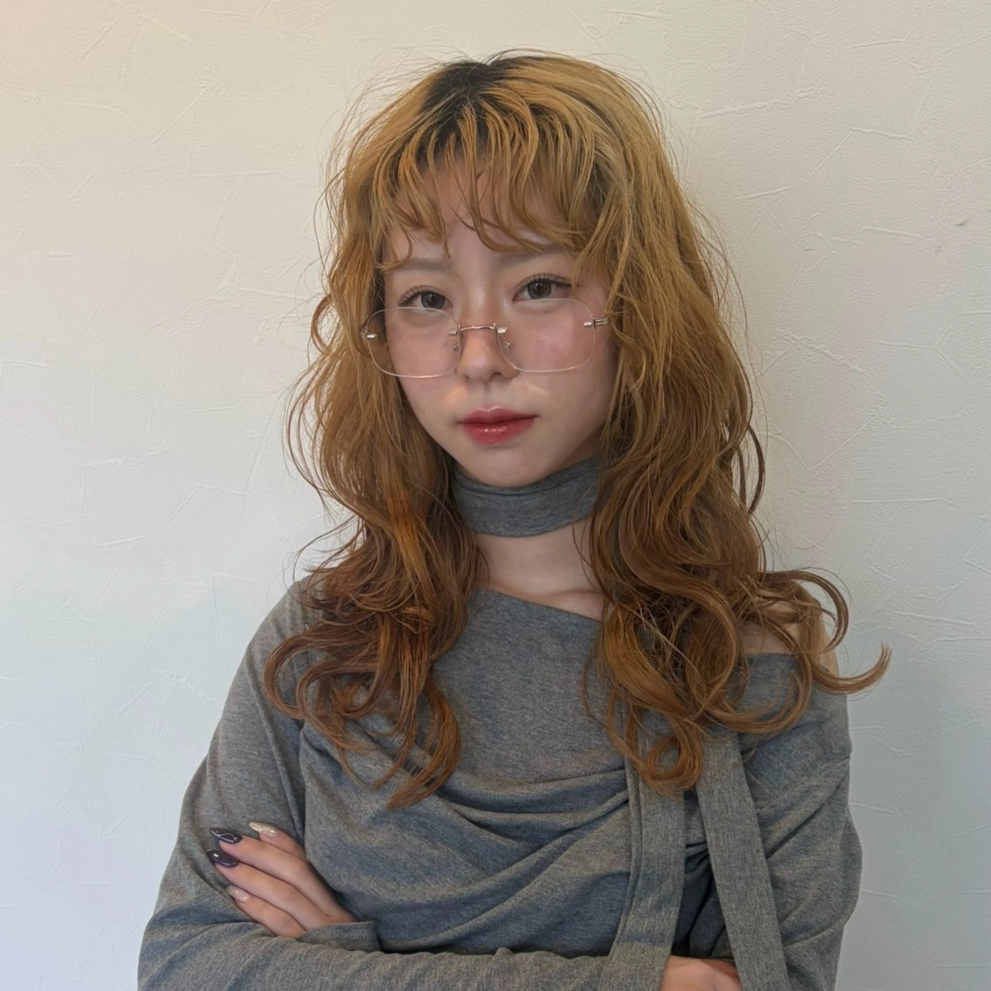 ロング ハッシュカット ハイレイヤー レイヤーカット enrich / キタガワ カノンのヘアスタイル