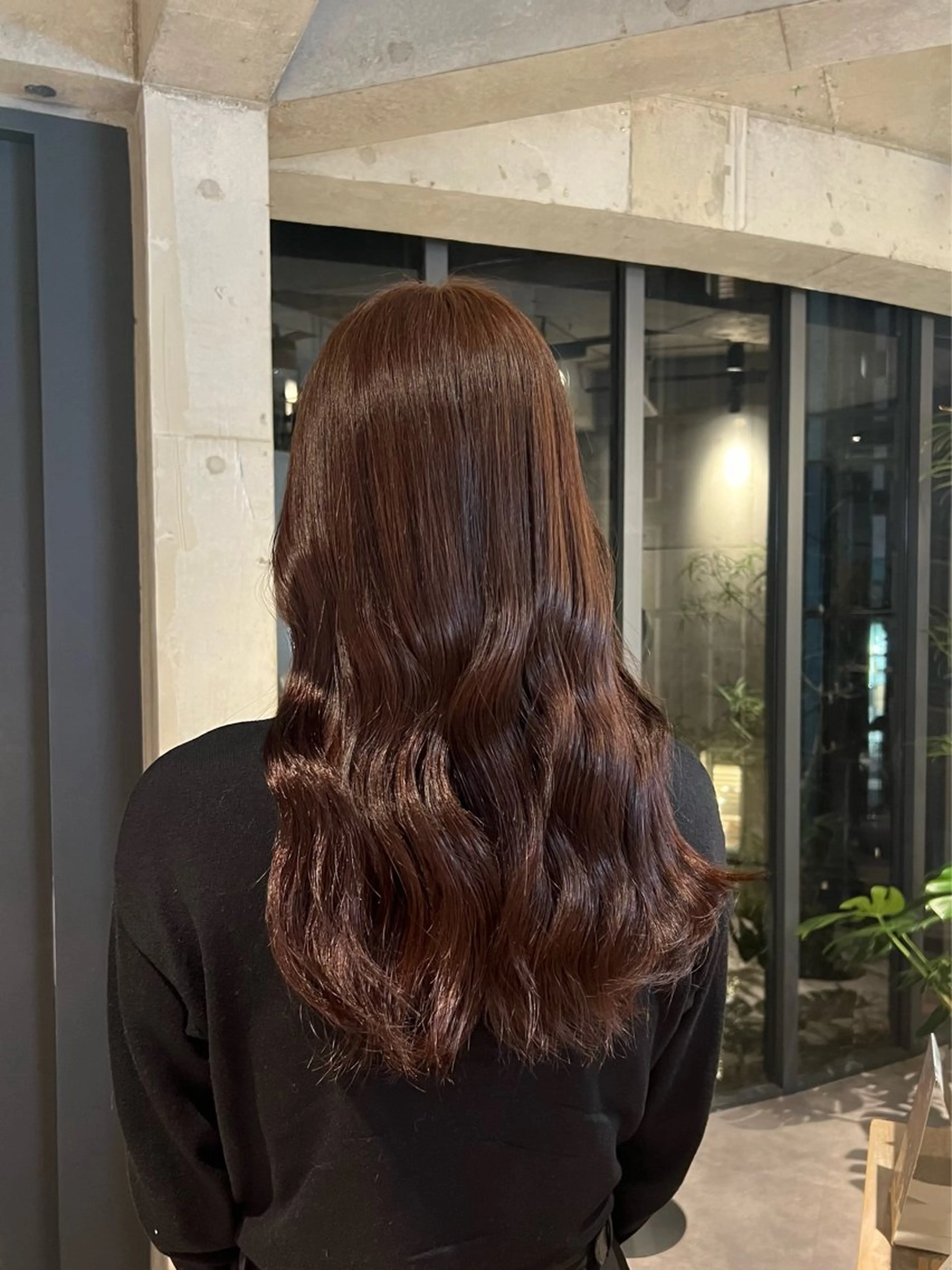 ロング カラー ベージュカラー ヘアカラー トリートメント yuri/中目黒 /レイヤー/ボブのヘアスタイル