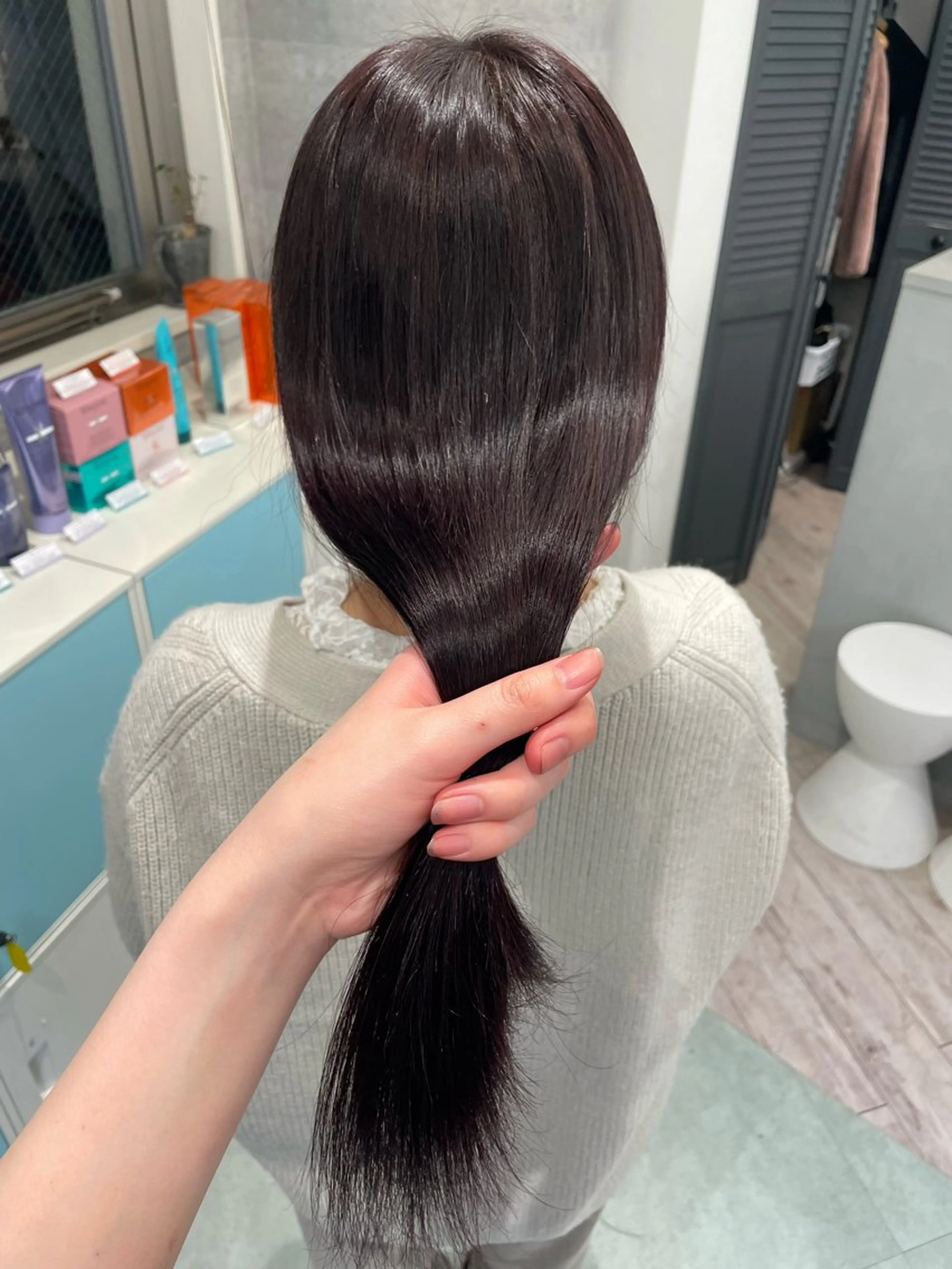 ロング ヘアカラー トリートメント ♡似合わせハイトーン ♡maiのヘアスタイル