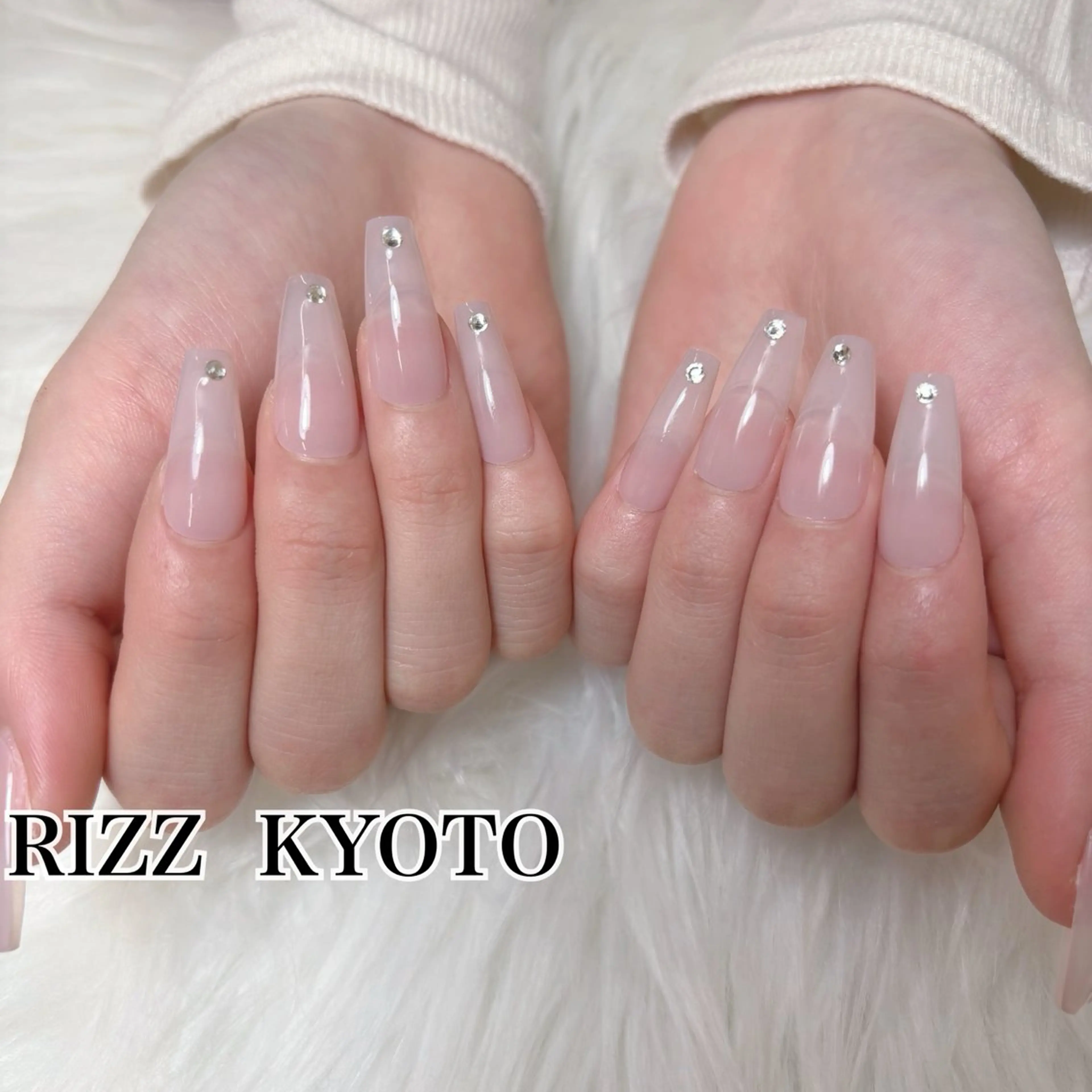 ネイル スカルプネイル ハンドネイル RIZZ KYOTO ゆうのネイルデザイン