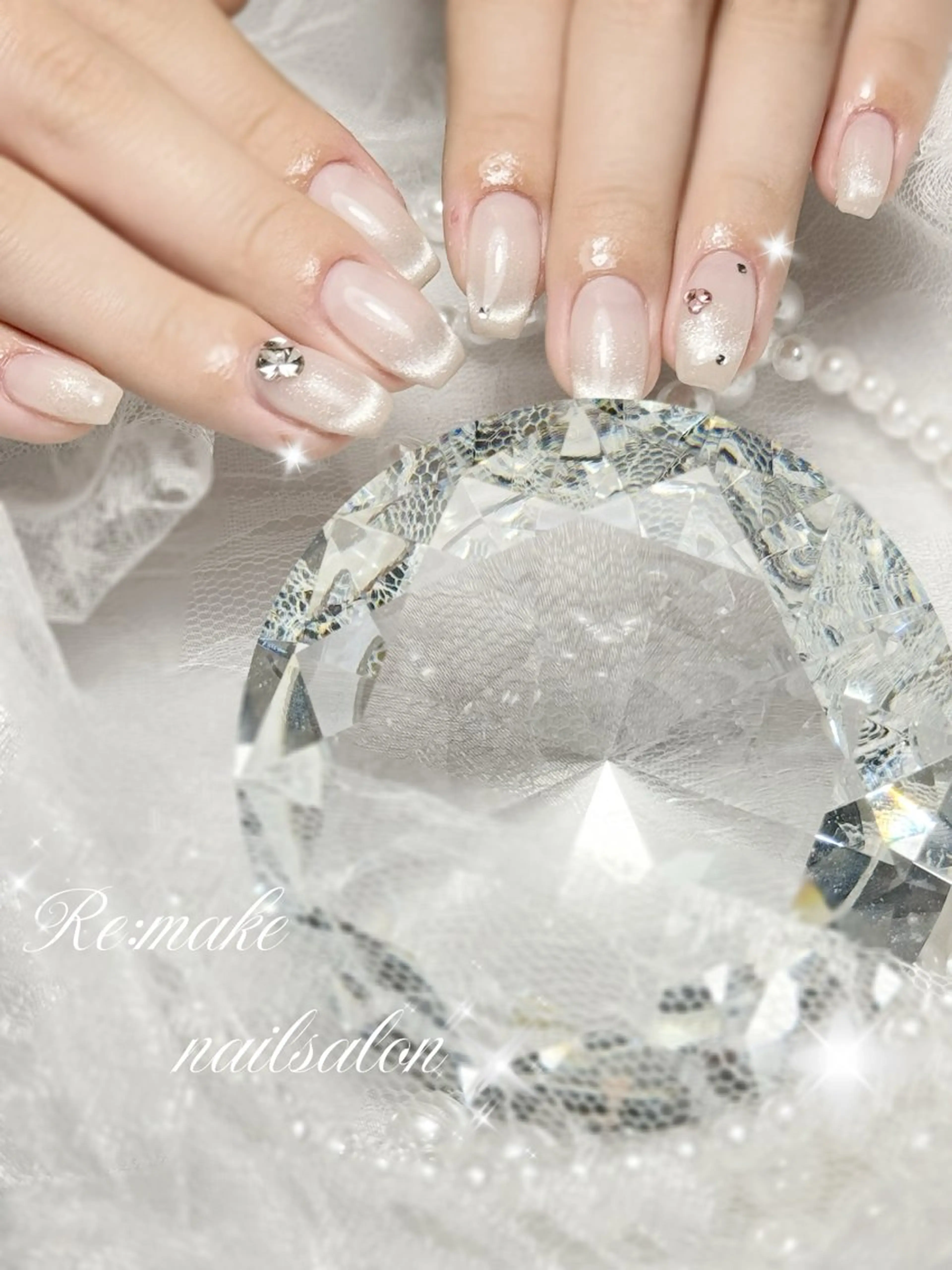 ネイル マグネットネイル ハンドネイル Suetake Shuriのネイルデザイン