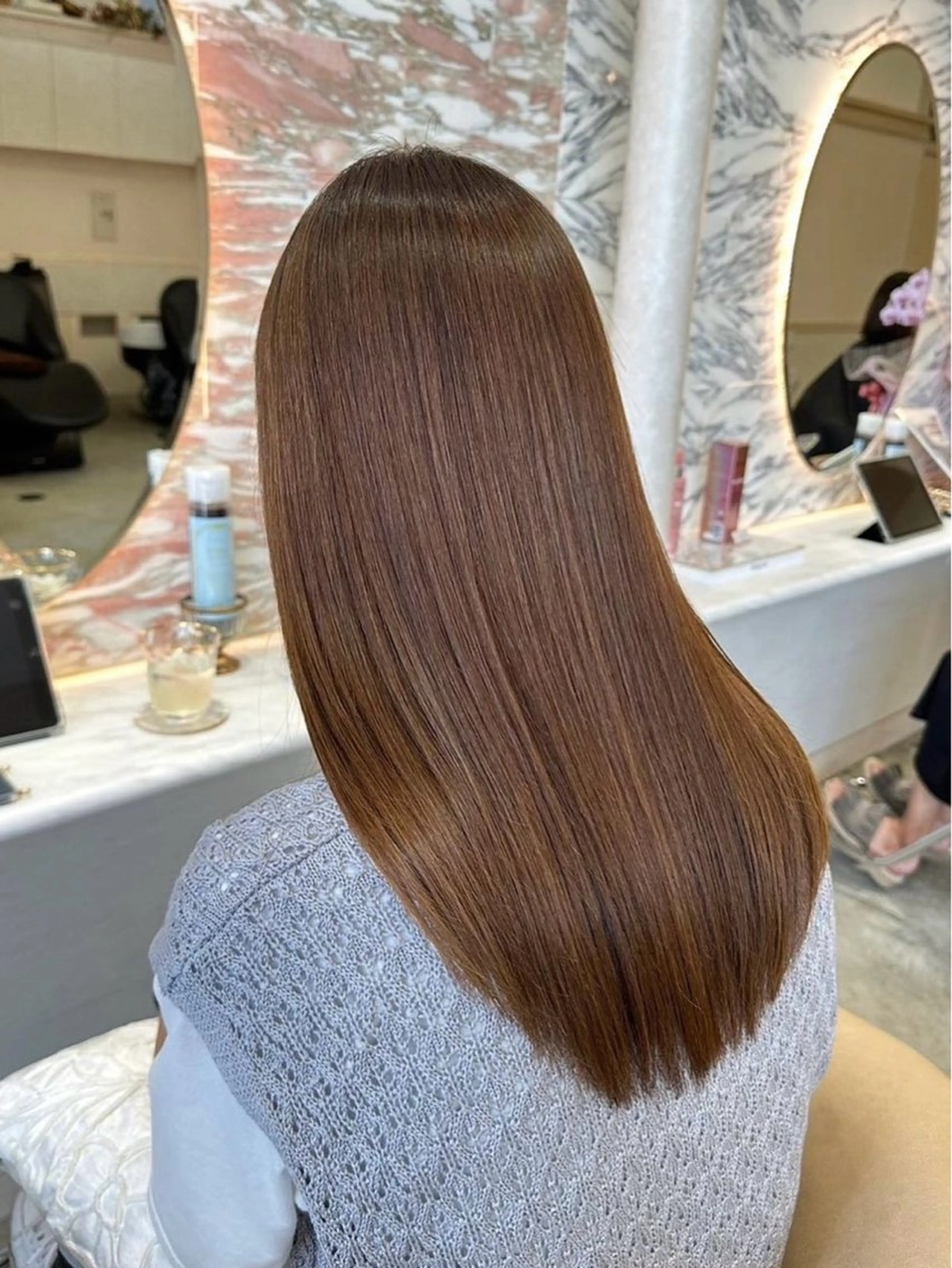 ❤️‍🔥平日限定最強プラン❤️‍🔥カット+縮毛矯正or酸性ストレート+カラー＋髪質改善トリートメント23800円の写真