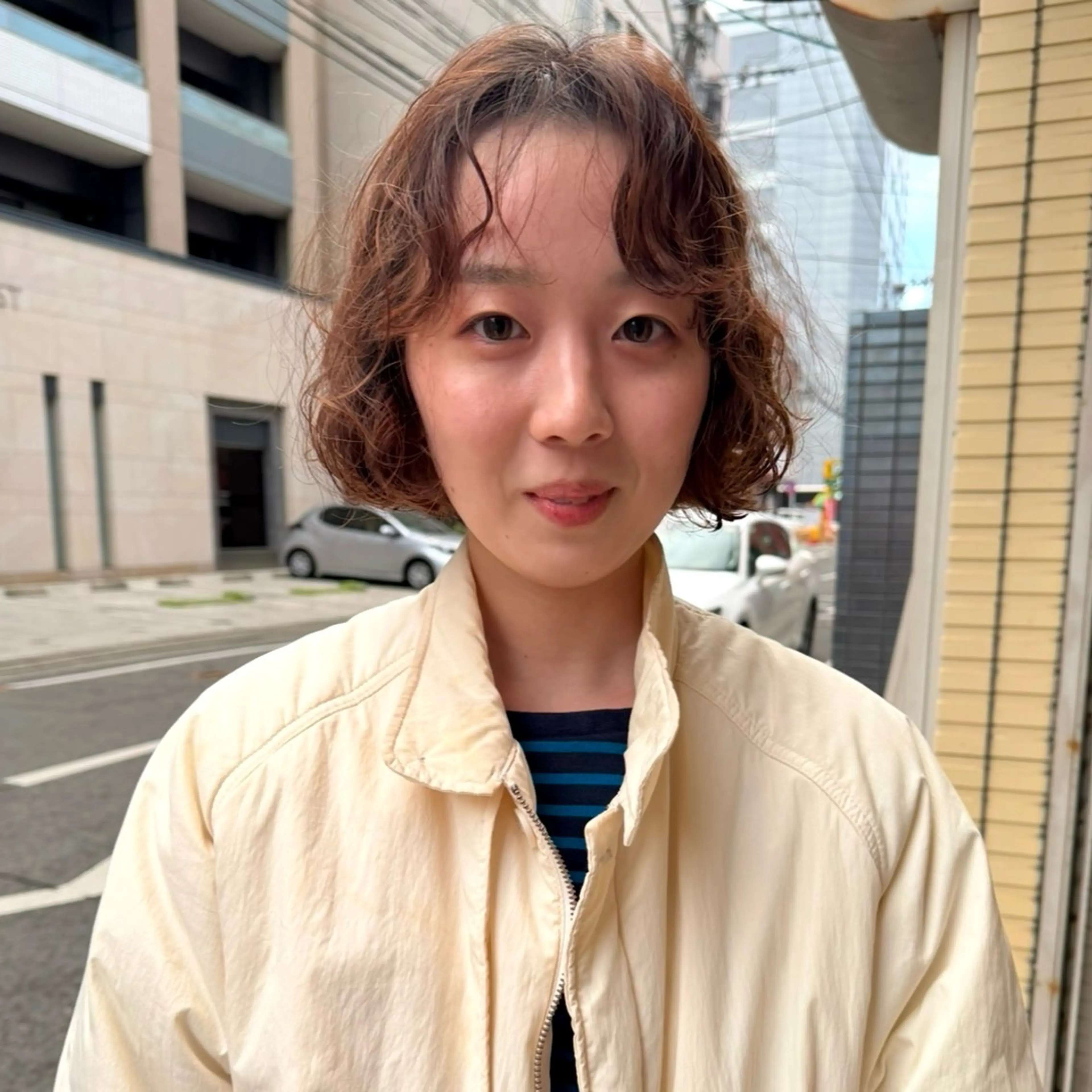 ダメージケアパーマ+カラー+カット(炭酸ソーダスパ付き)の写真