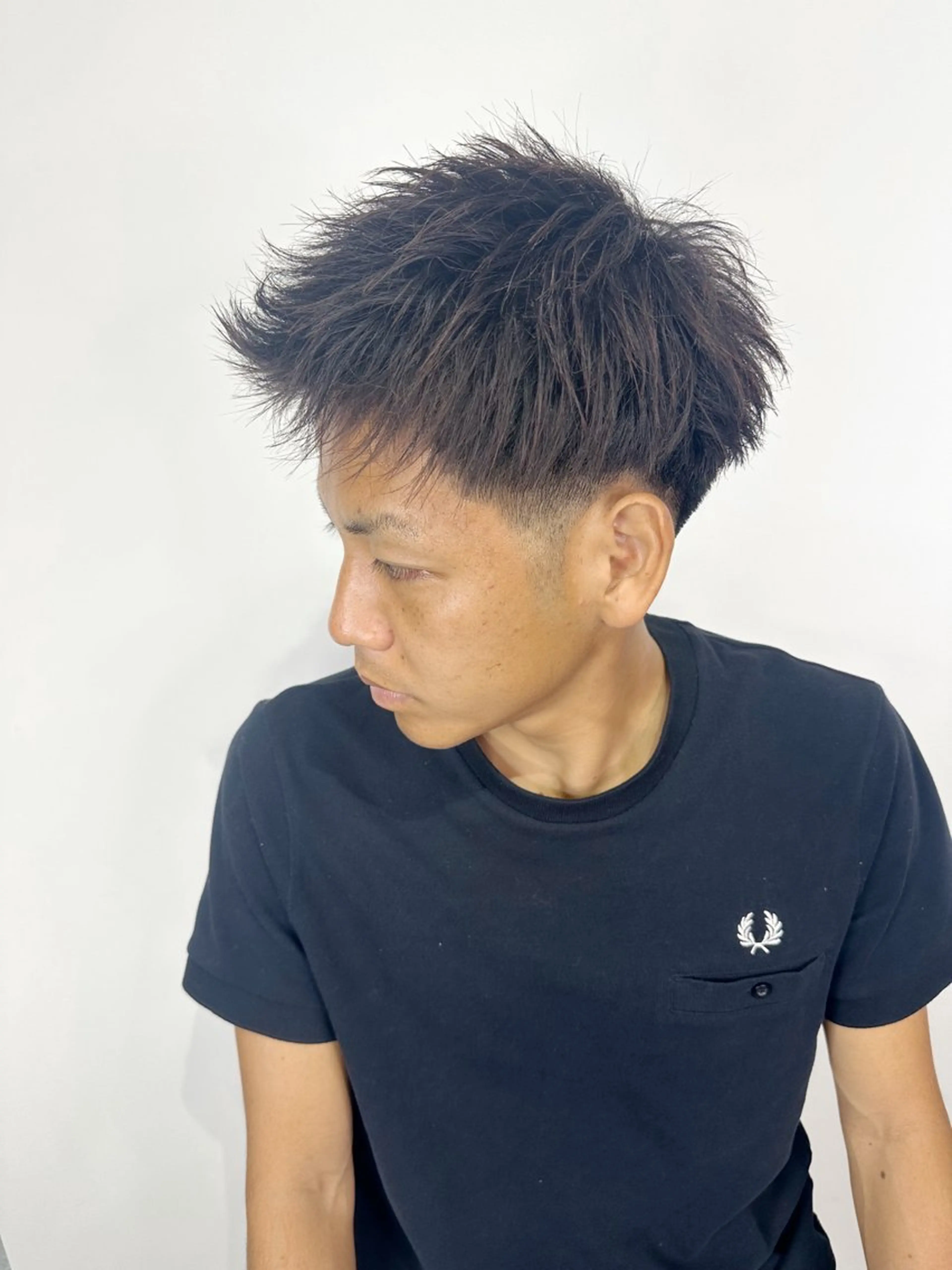 ショート 外国人風カラー ハイライト レイヤーカット RAISE by_WHITE所属・師藤 達也のヘアスタイル