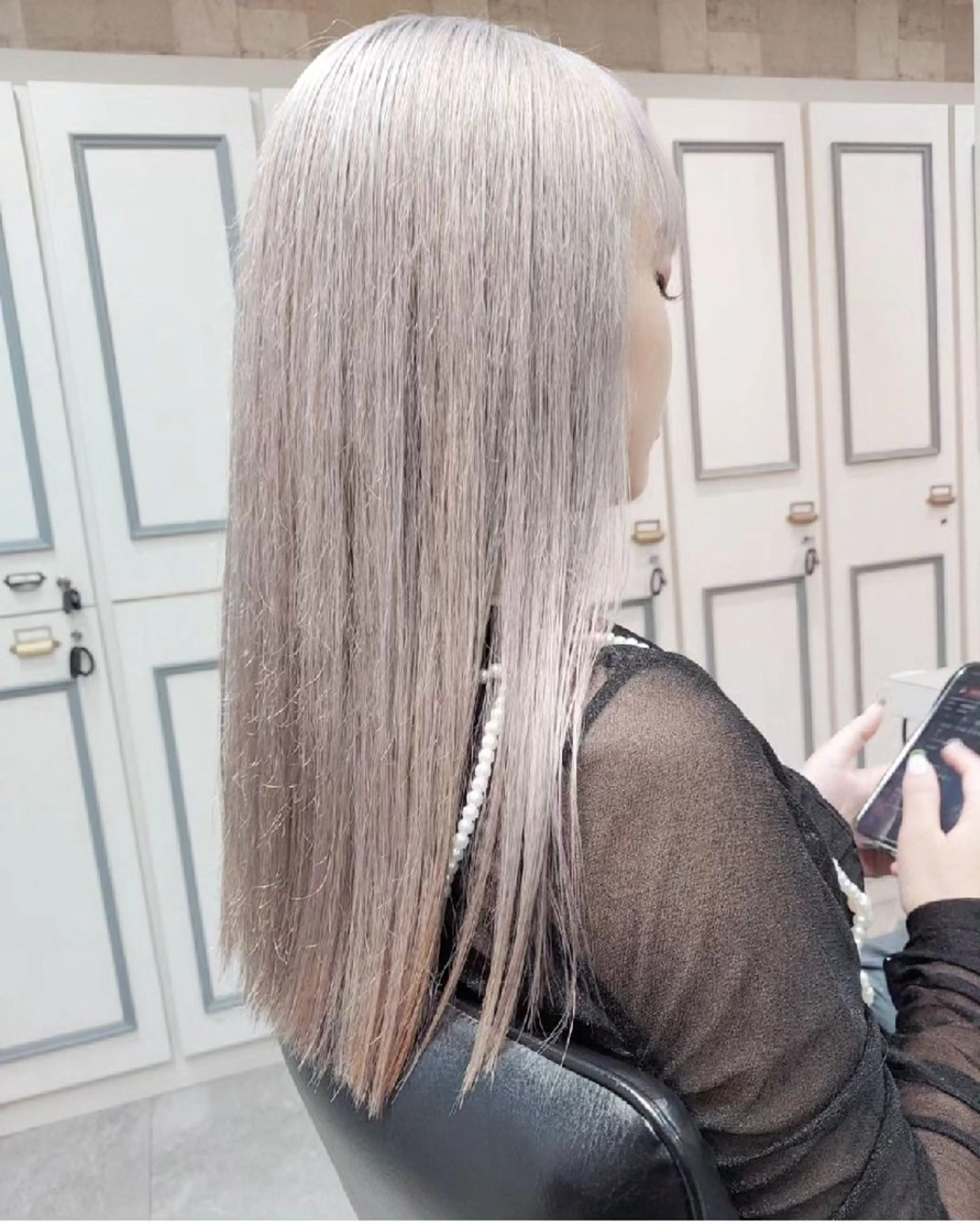 ロング カラー ヘアカラー トリートメント grow上野御徒町【グロウ】所属・ブリーチ・ハイトーン 特化🎉内山のヘアスタイル