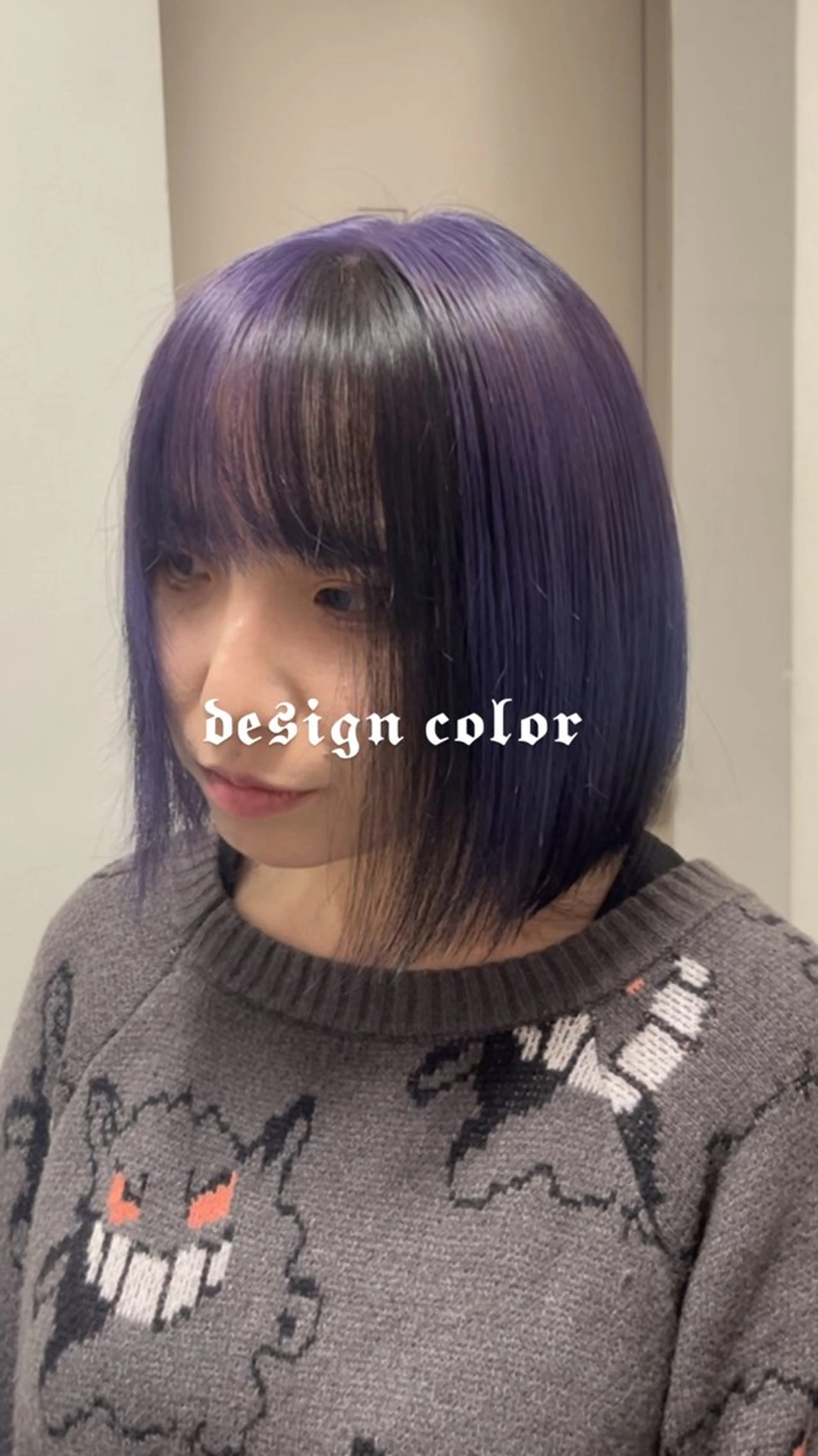 カラー Reve by Lond仙台所属・カットモデル無料 8000円ハイトーンのヘアスタイル