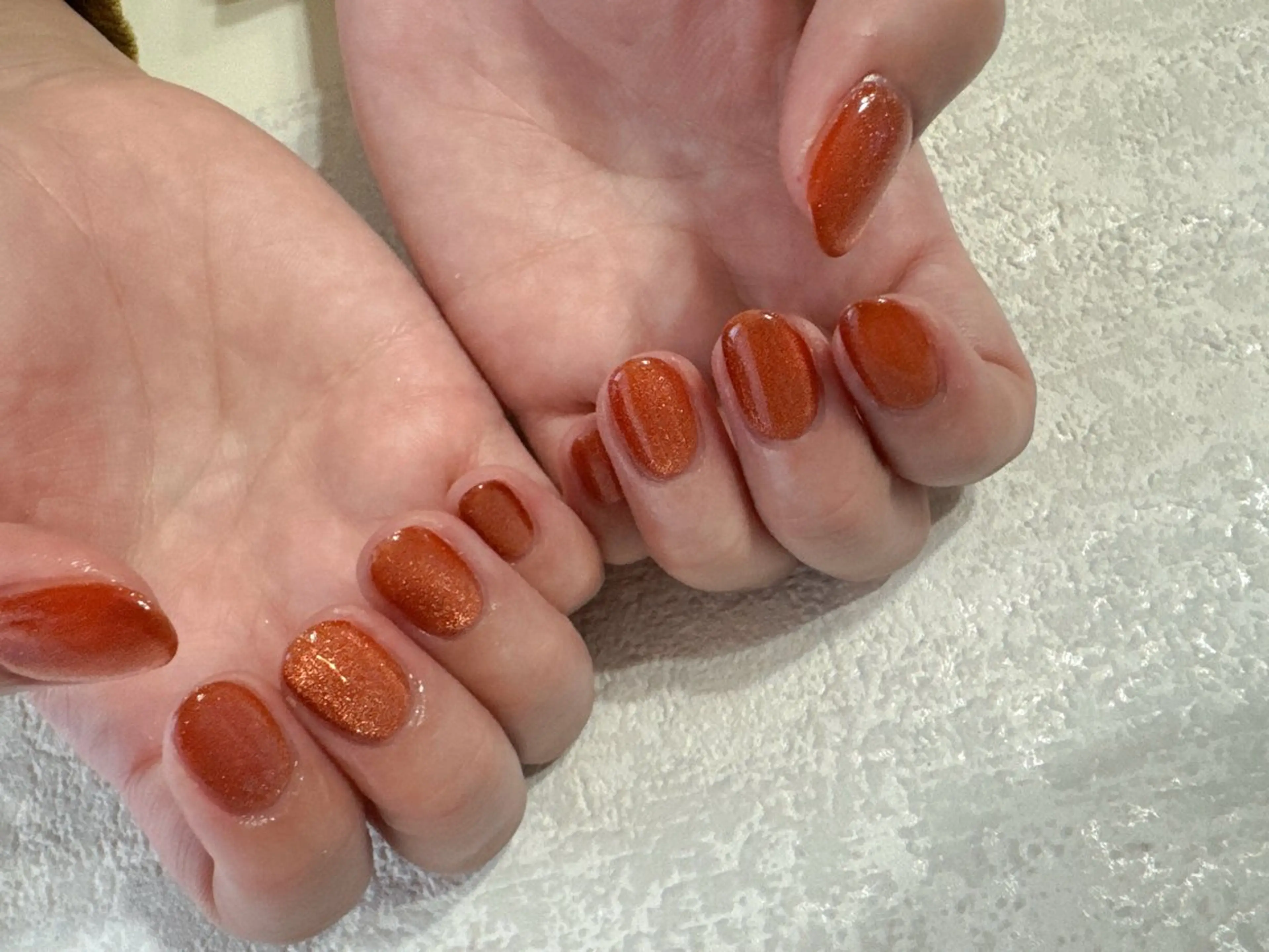 ネイル オーロラネイル フットネイル フレンチネイル ジェルネイル キラキラネイル kikinail 溝の口のネイルデザイン