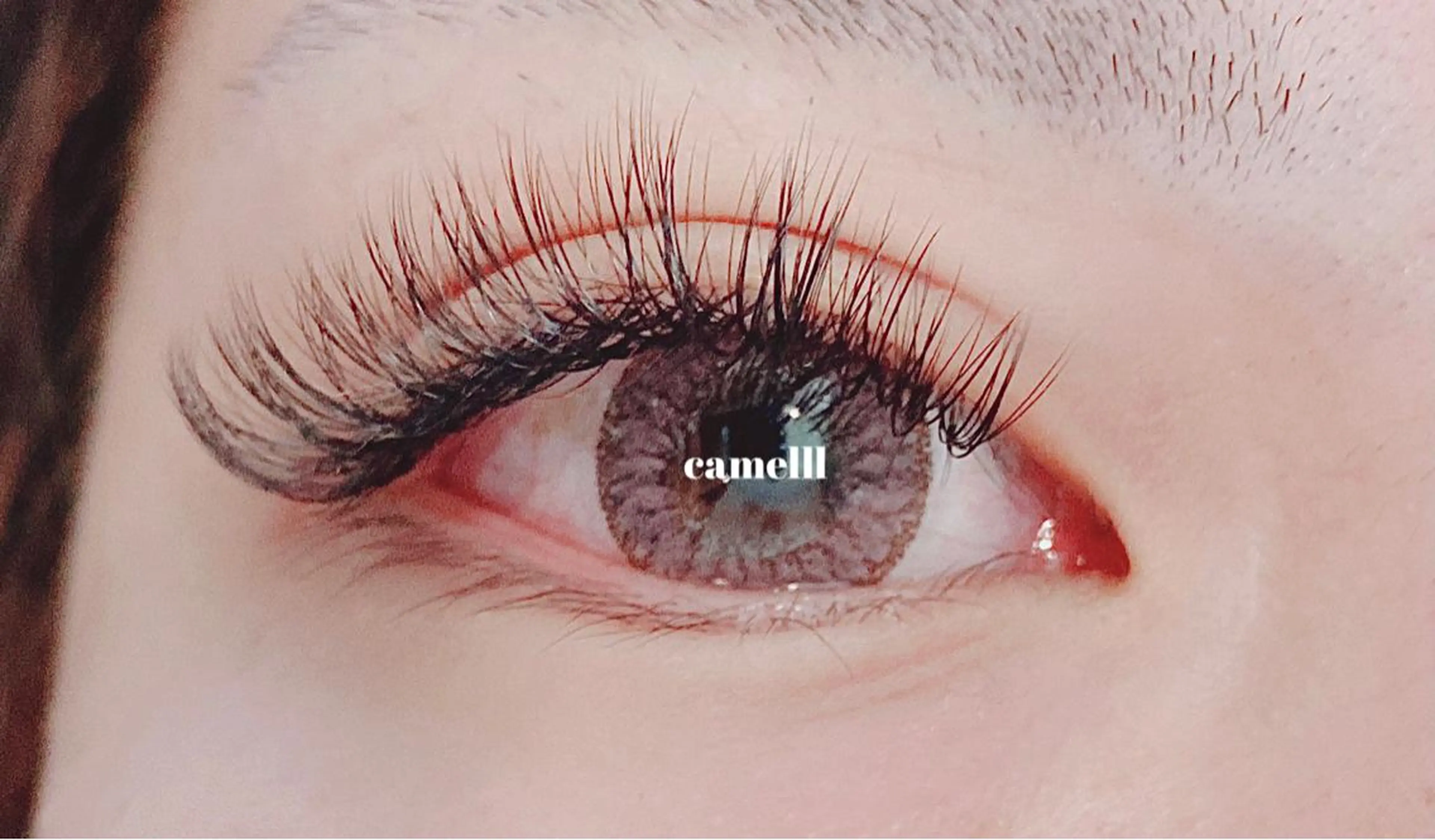 マツエク・マツパ 目尻長め マツエク 【那覇/束感まつ毛】 ｷｬﾒﾙのマツエク・マツパデザイン