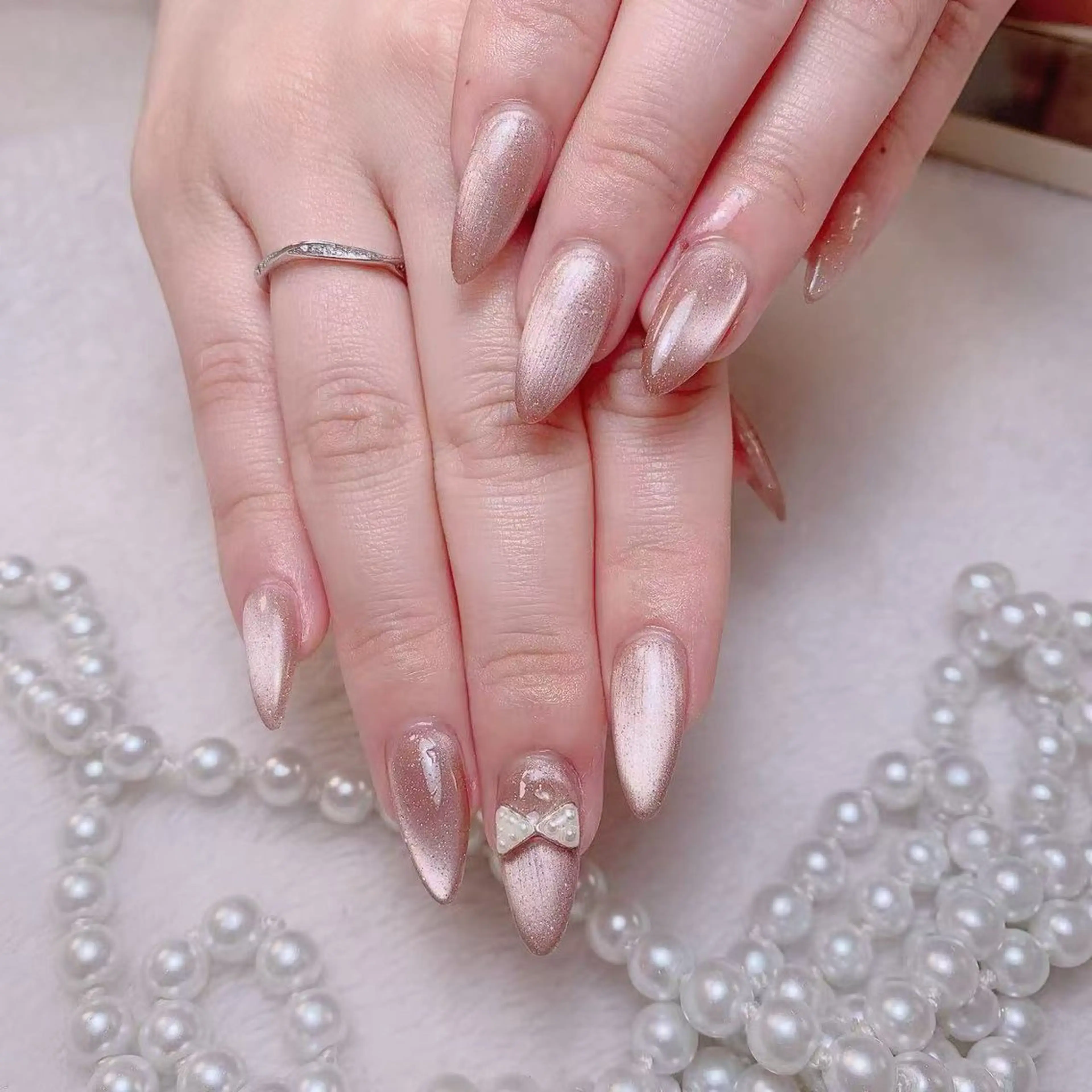 チップ長さ出しマグネットワンカラー🩷🩷の写真