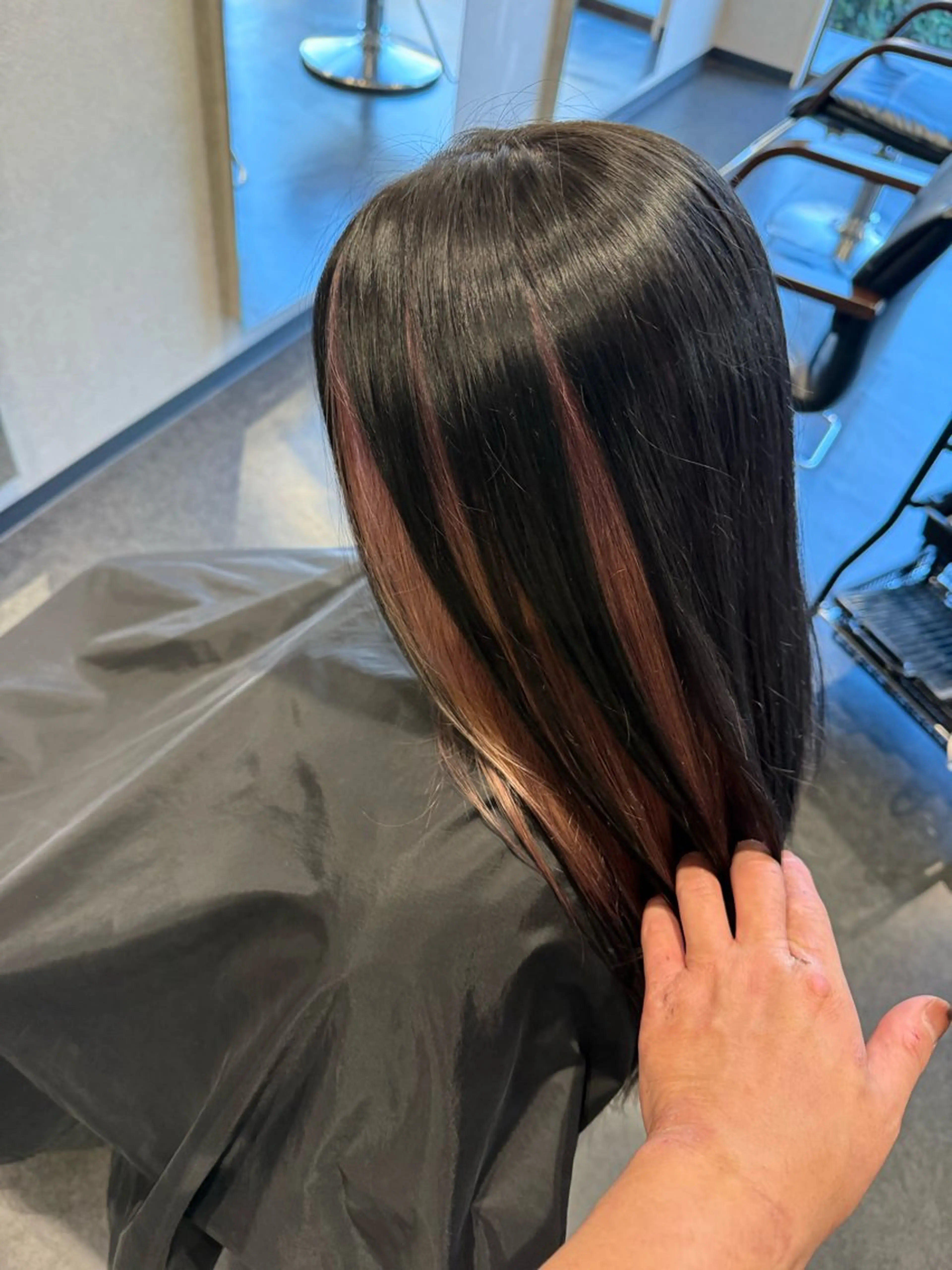 ロング ハイライト 髪質改善⚡️カラー 🍀武久 誠🍀のヘアスタイル