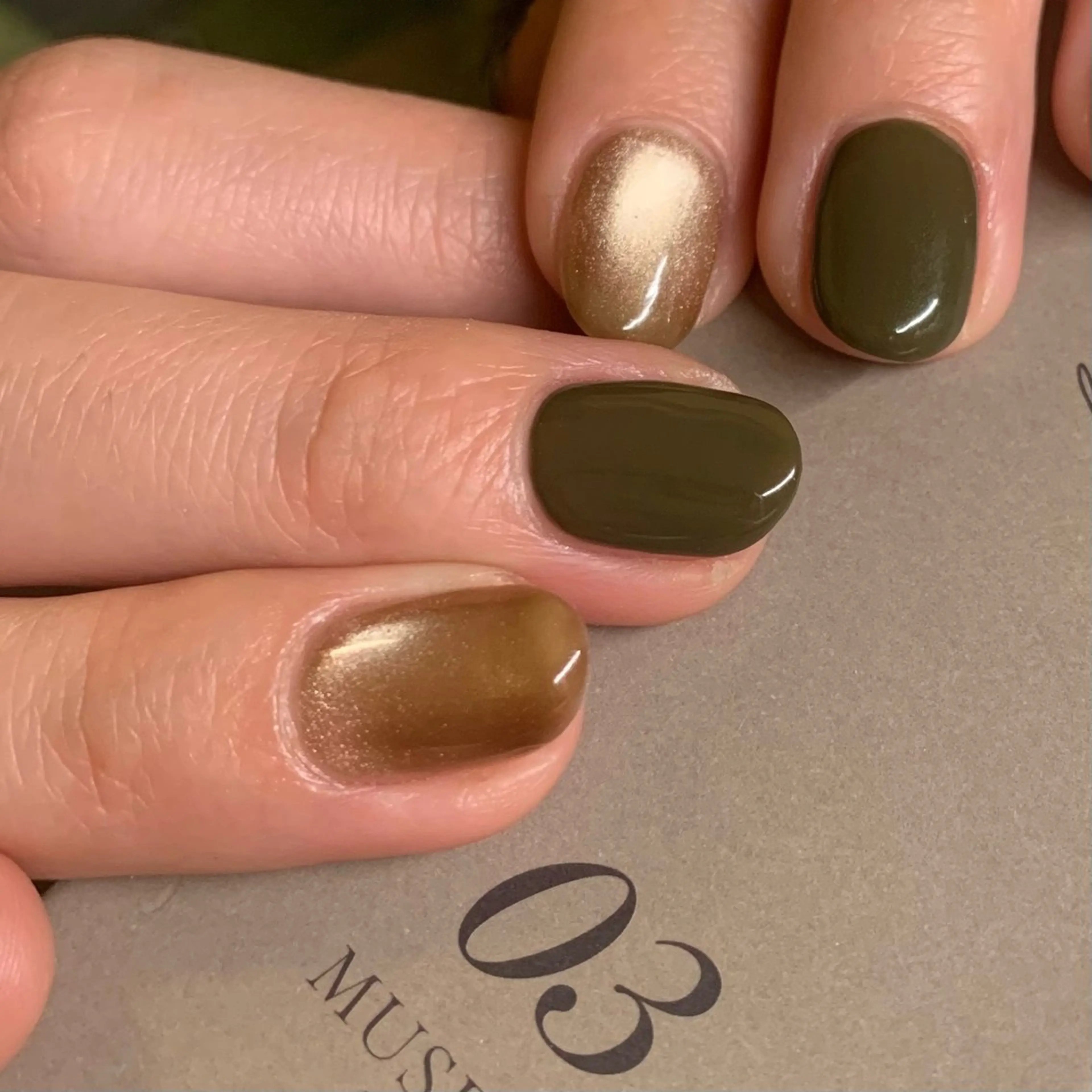 ネイル マグネットネイル ワンカラーネイル ハンドネイル Black sheep.所属・Fujimori .のネイルデザイン