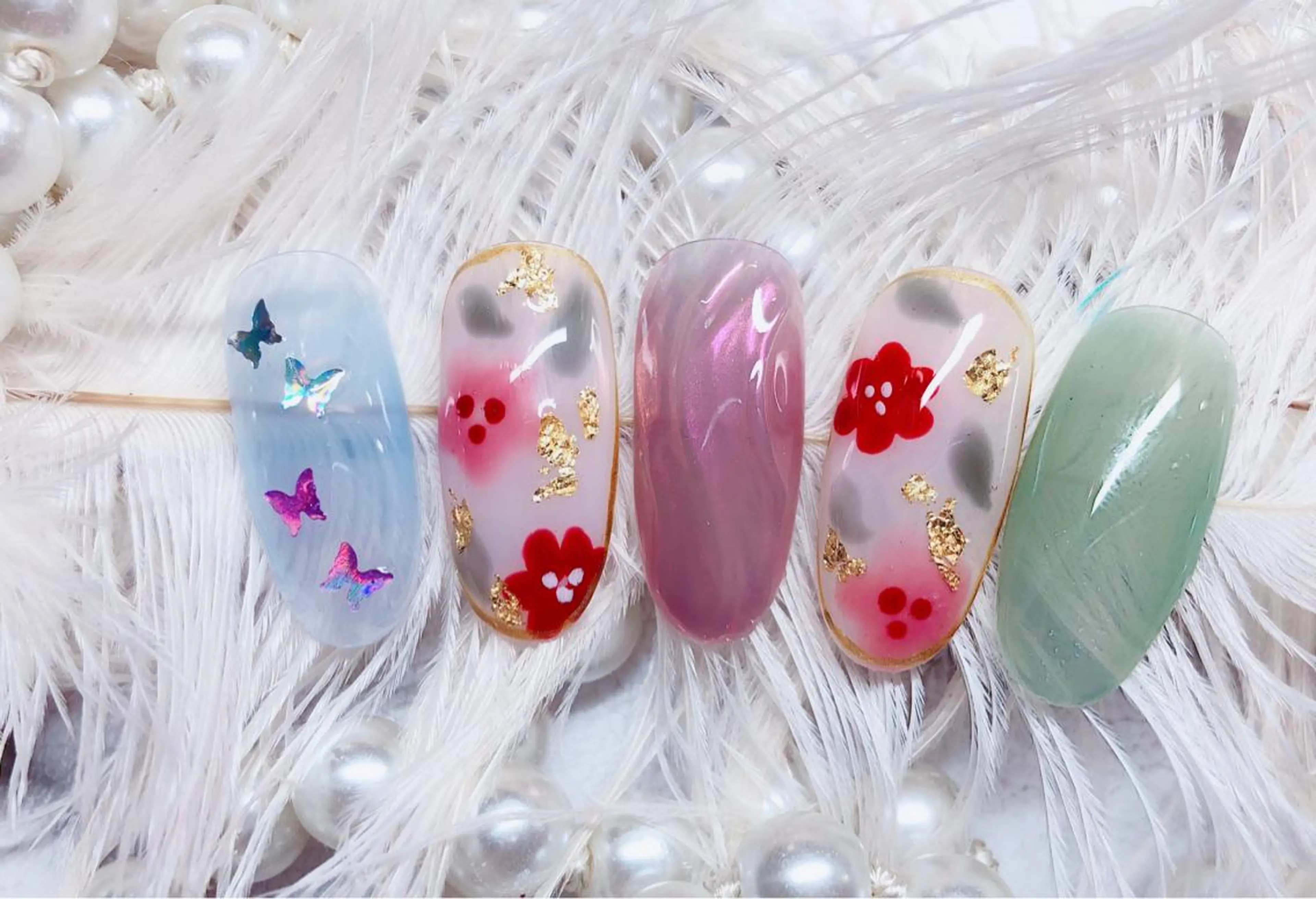 ネイル ハンドネイル マジックミラー所属・マジック ミラーのネイルデザイン