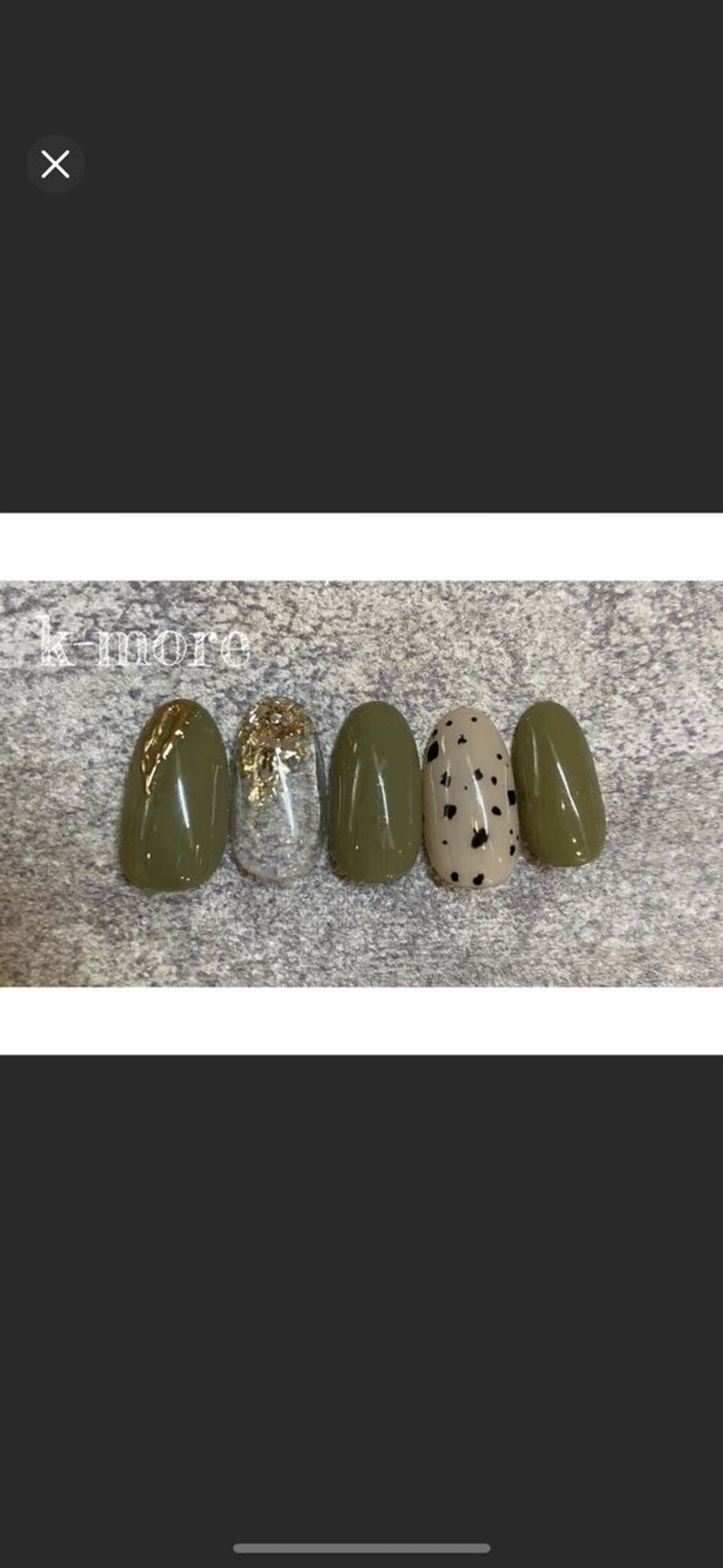 ミディアム K-more（ケーモア）知立店所属・K-more知立店 まなみのネイルデザイン