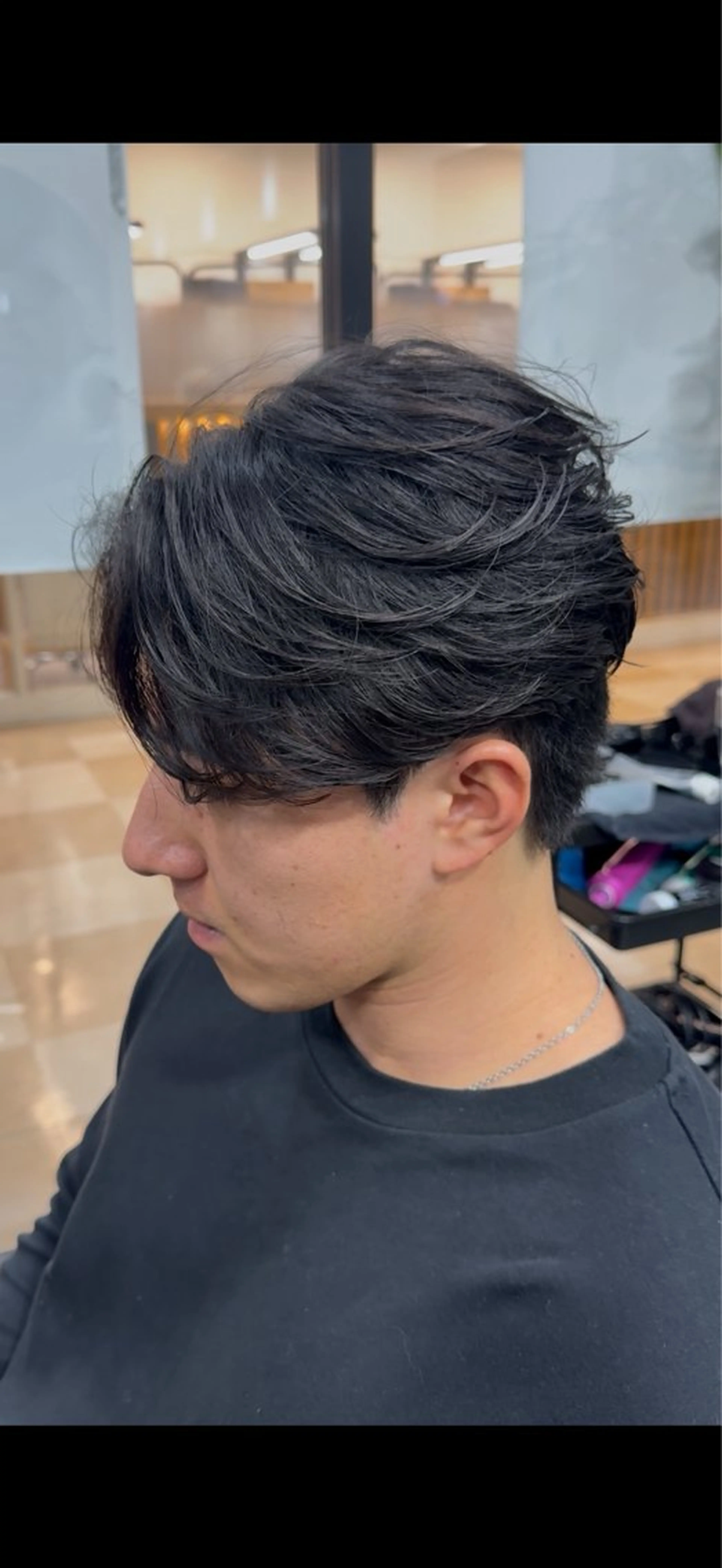 メンズ 縮毛矯正 ⭐️曲がる縮毛矯正 パーマモデル募集中のヘアスタイル