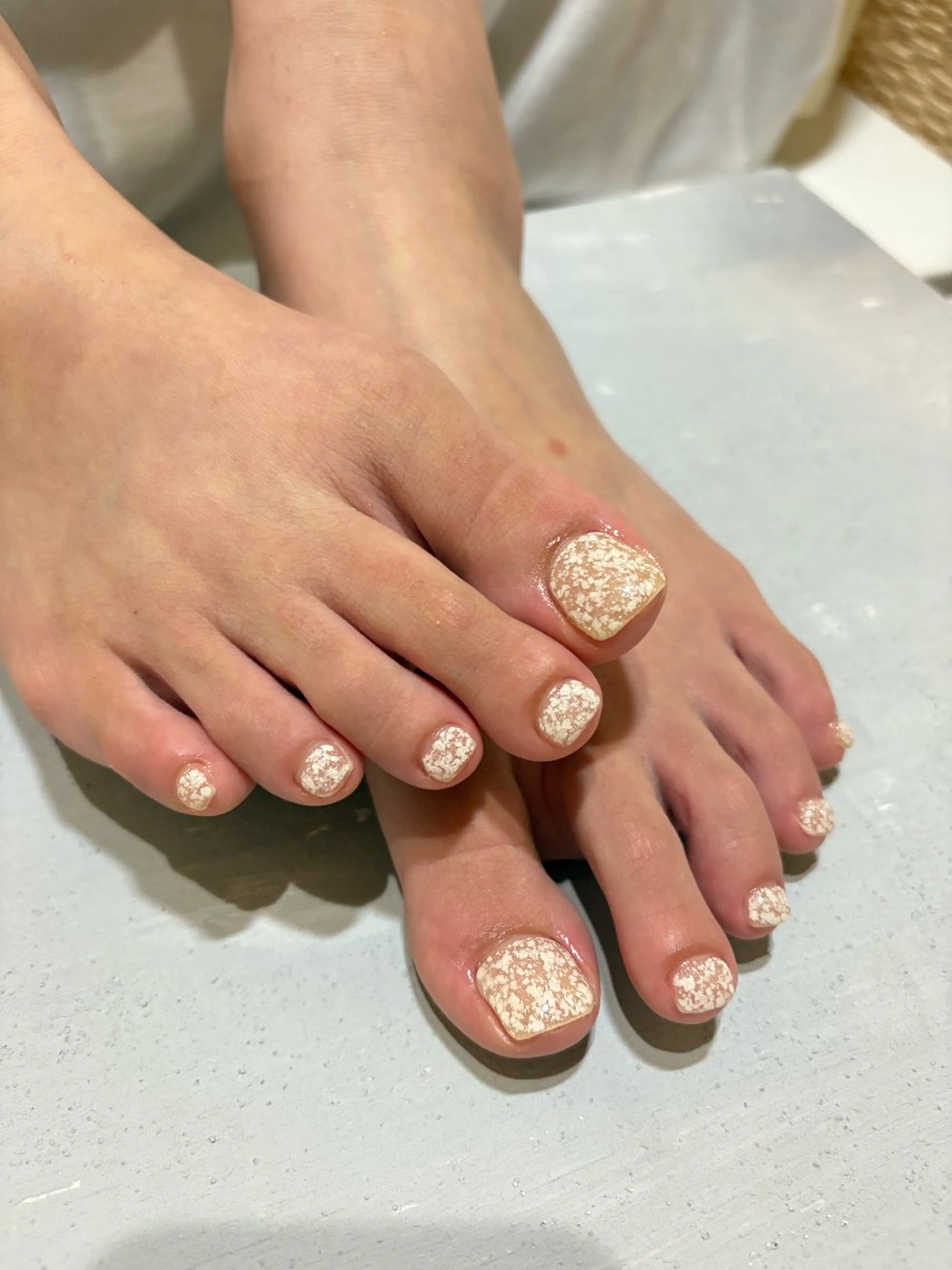 ネイル フットネイル 東 萌恵香のネイルデザイン