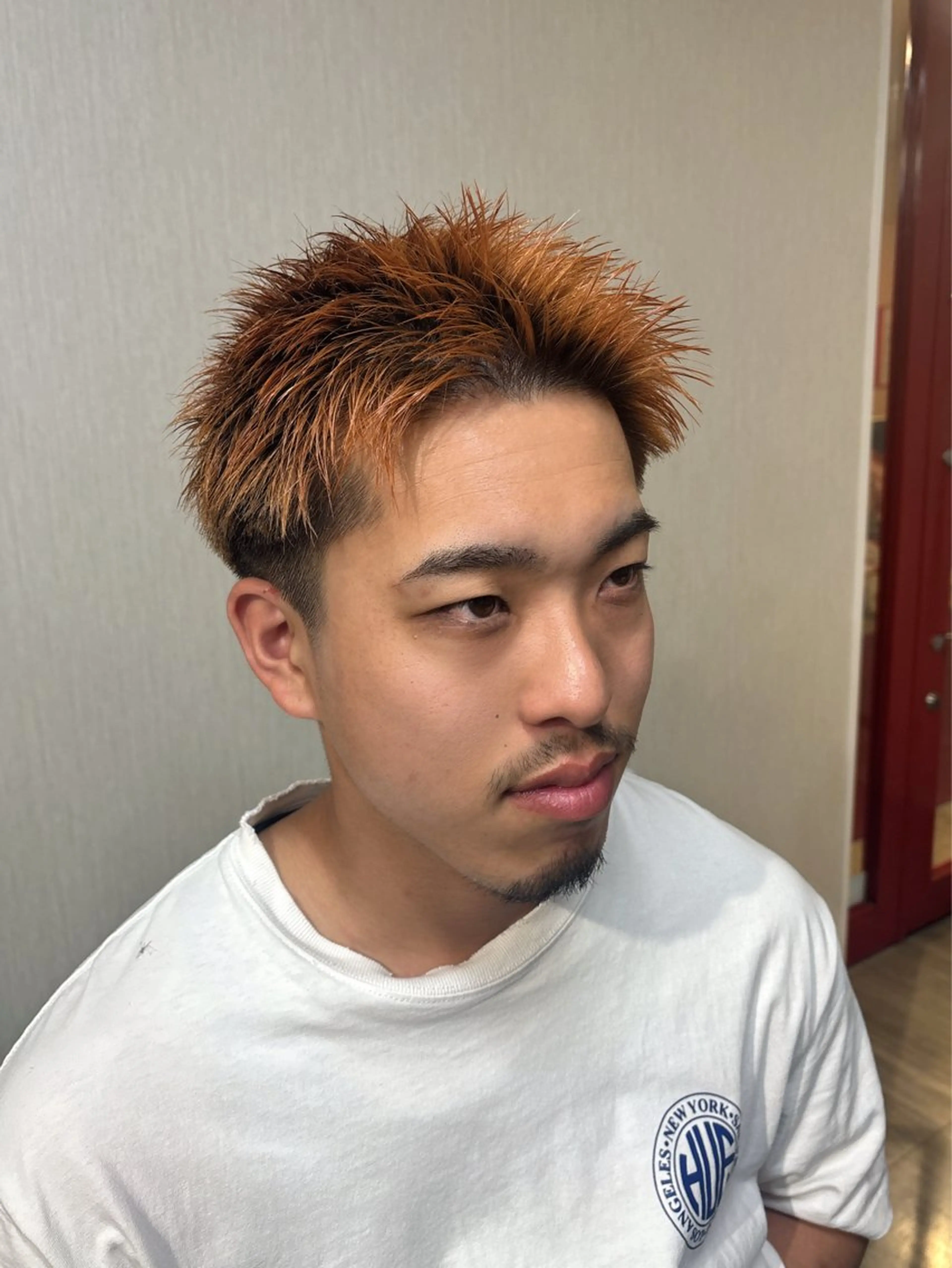 カラー メンズ メンズショート/ハイ トーン/我孫子/葵のヘアスタイル