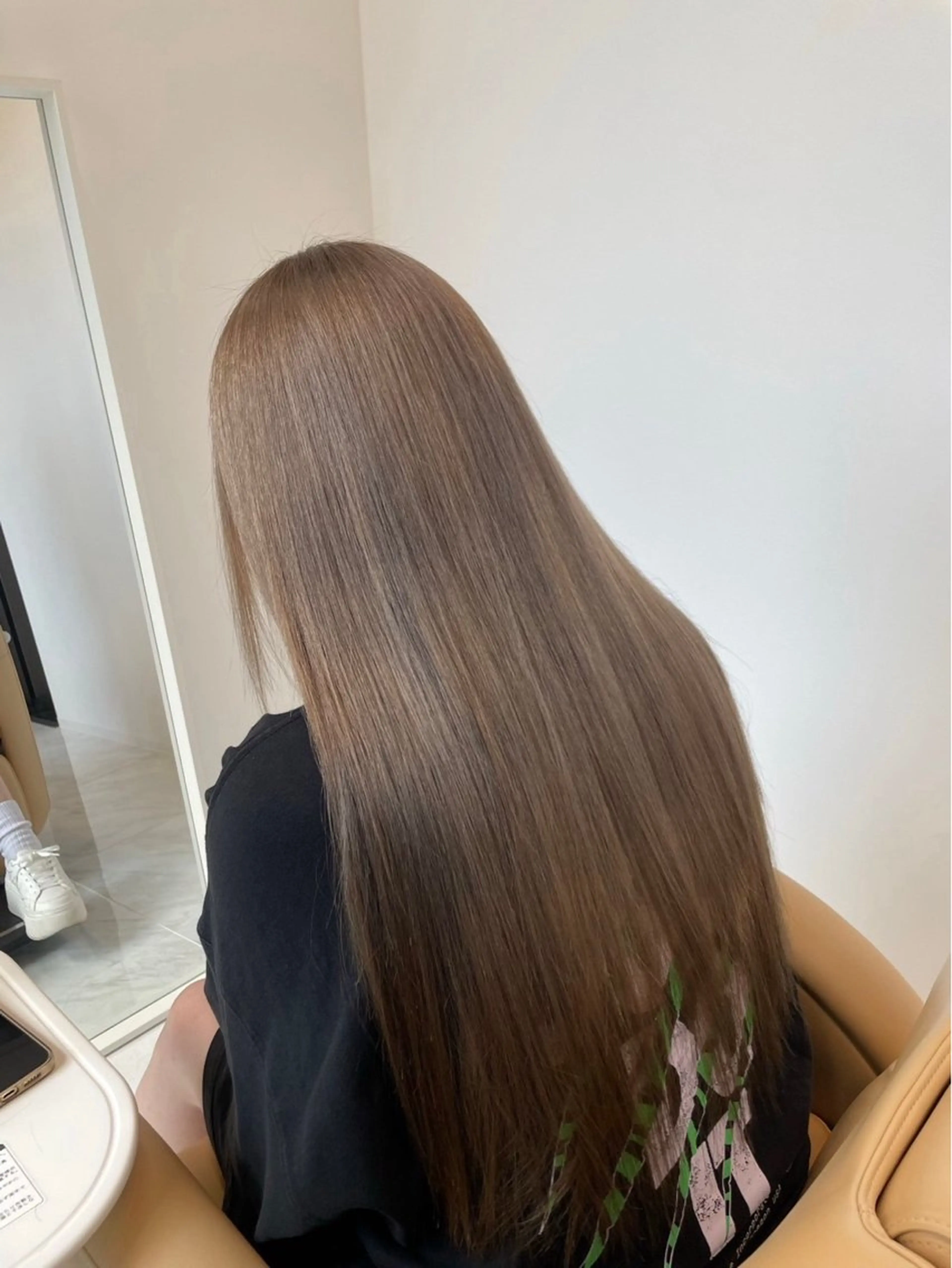 髪のケア✨艶長持ち🤍TOKIOトリートメント+コテ巻きorストレート✨🤍の写真