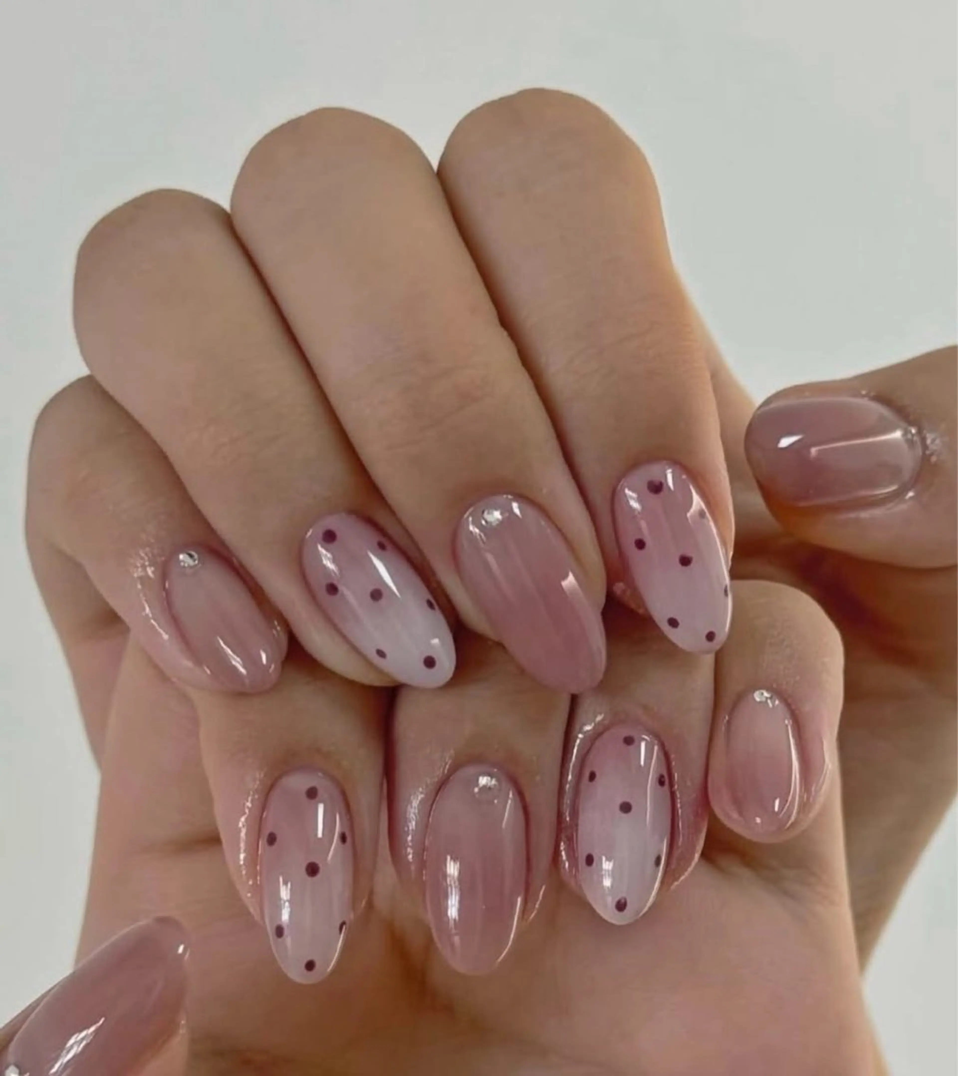 ネイル オフィスネイル シンプルネイル Miu 川越東口ネイルサロンのネイルデザイン