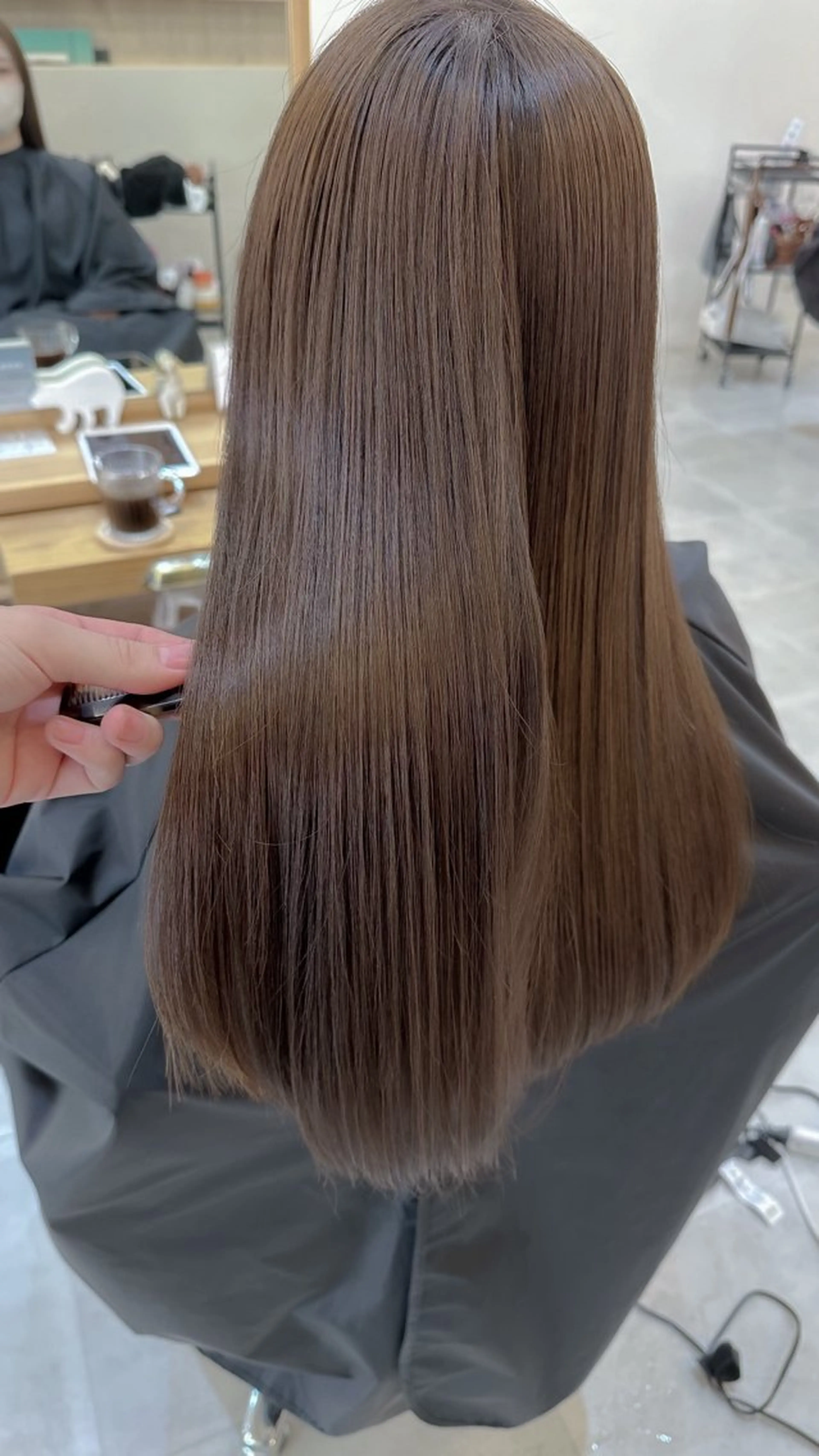 髪質改善カラー（続けるほどキレイになります）SB込の写真
