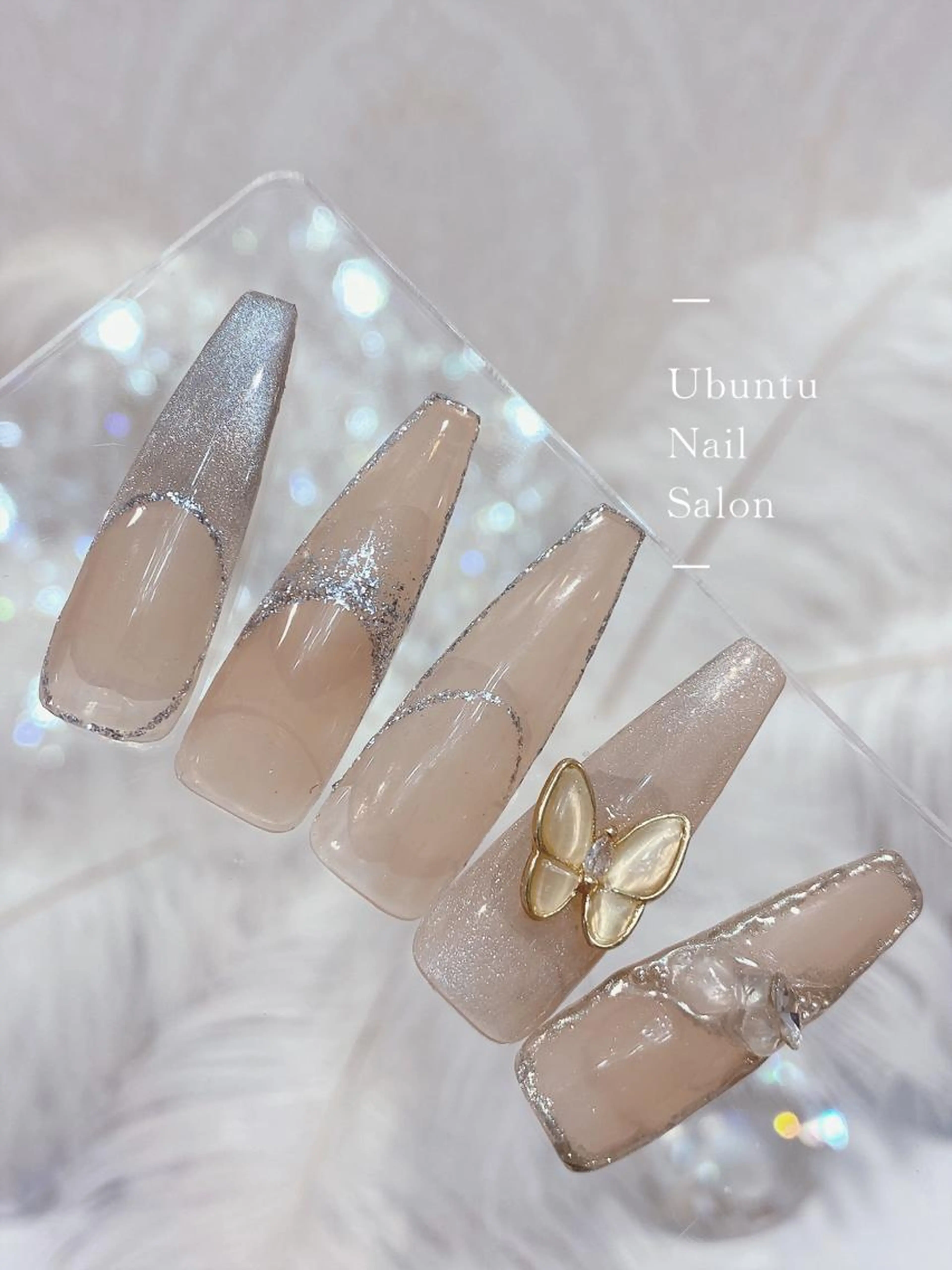 🎀ジェルネイル、定額コース、チップスカルプ（自店のジェルオフ無料、丁寧ケア込み）の写真