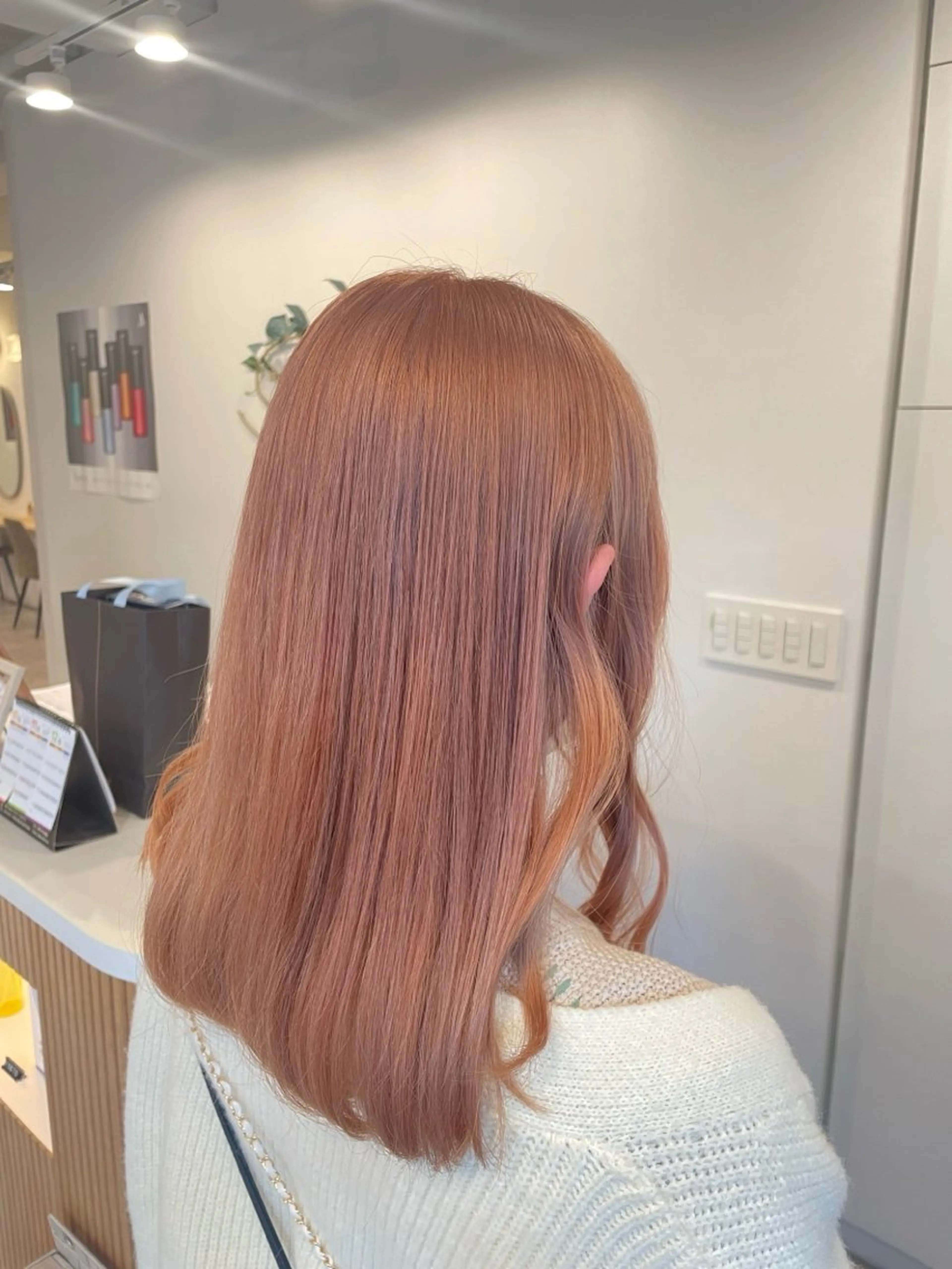 セミロング カラー ヘアカラー SHIAN【シアン】 🍒ゆな🍒のヘアスタイル