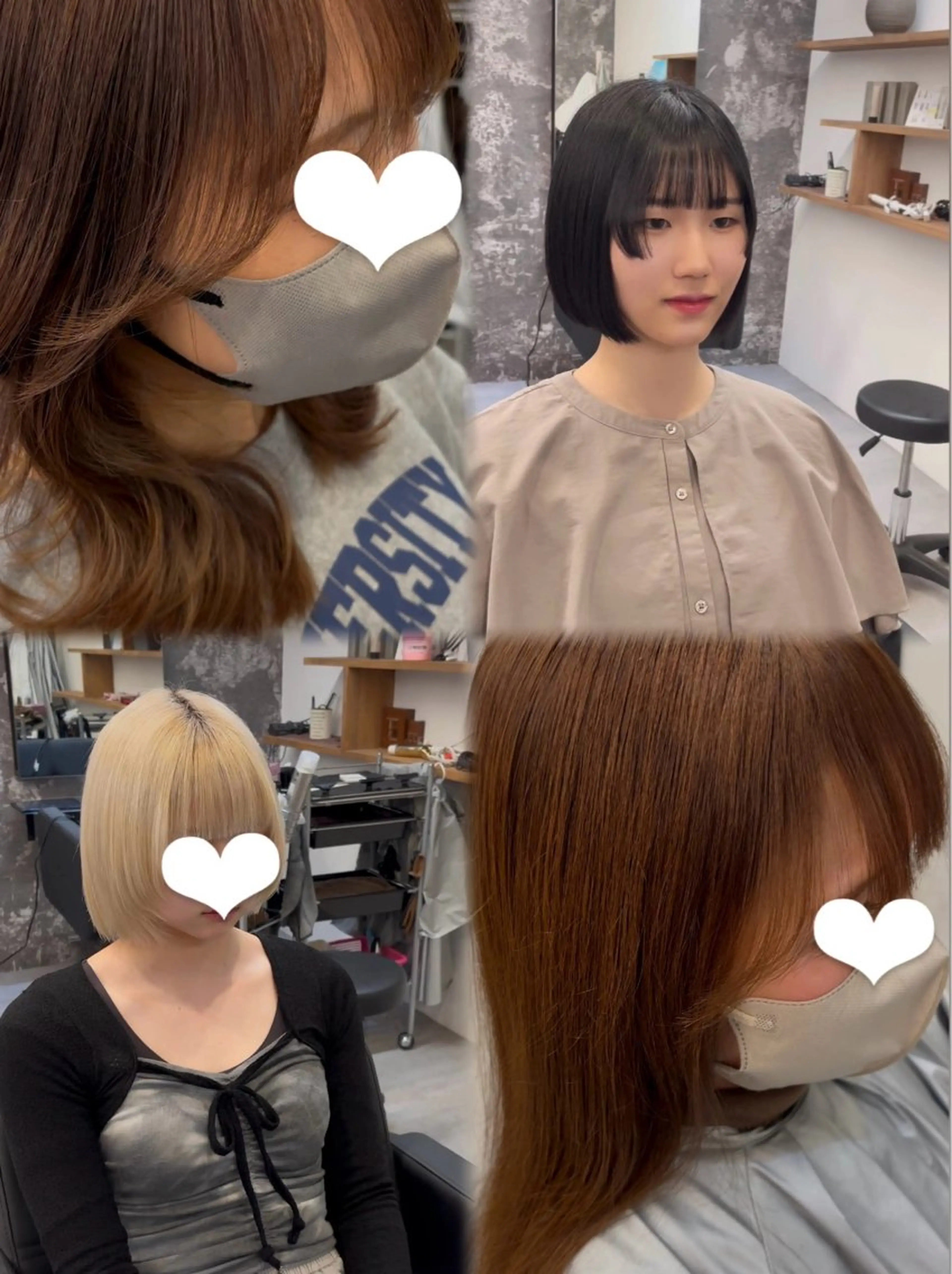 セミロング レイヤーカット/韓国 ヘア/LILICAのヘアスタイル