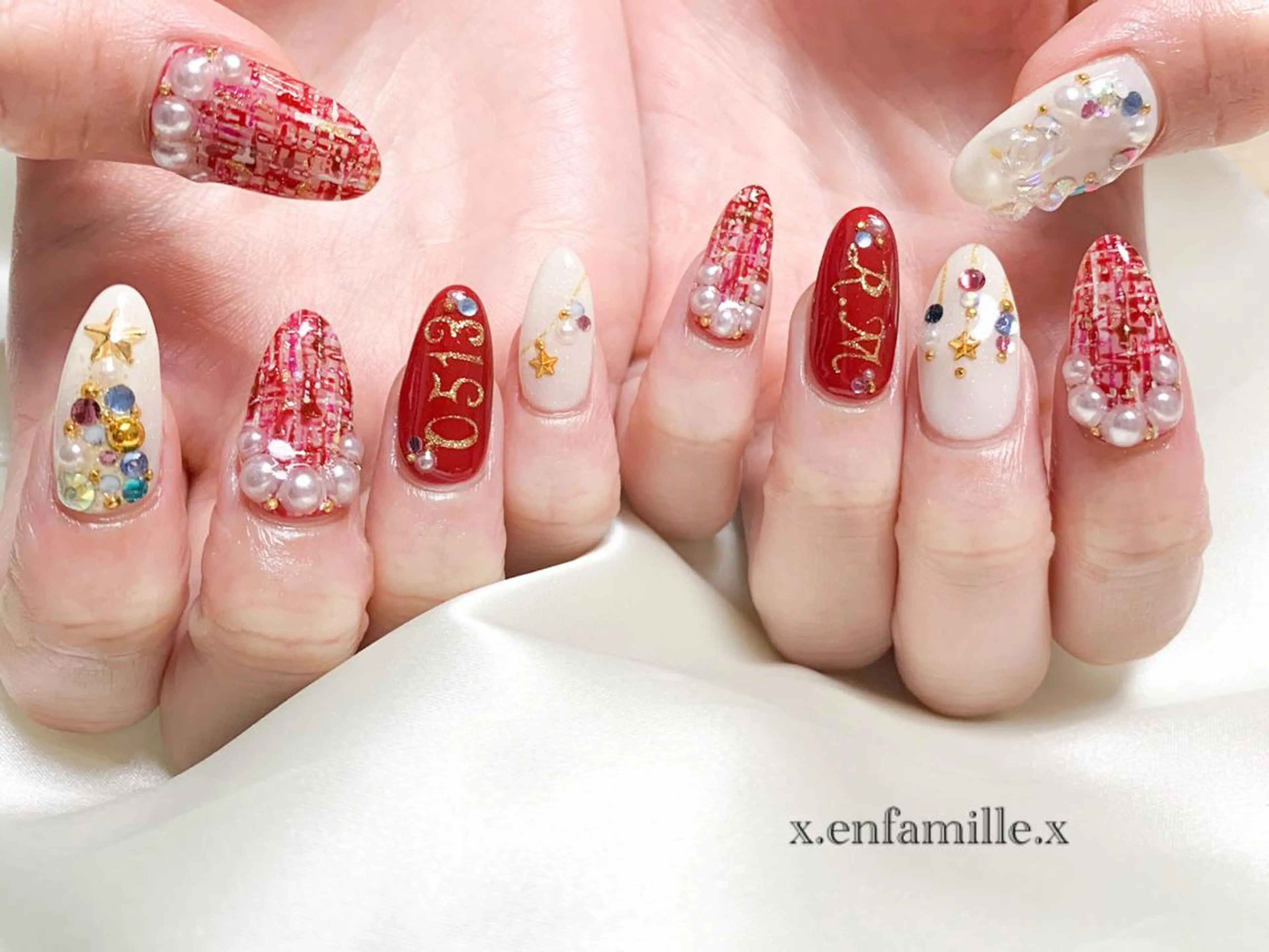 ネイル ハンドネイル nail salon en familleのネイルデザイン