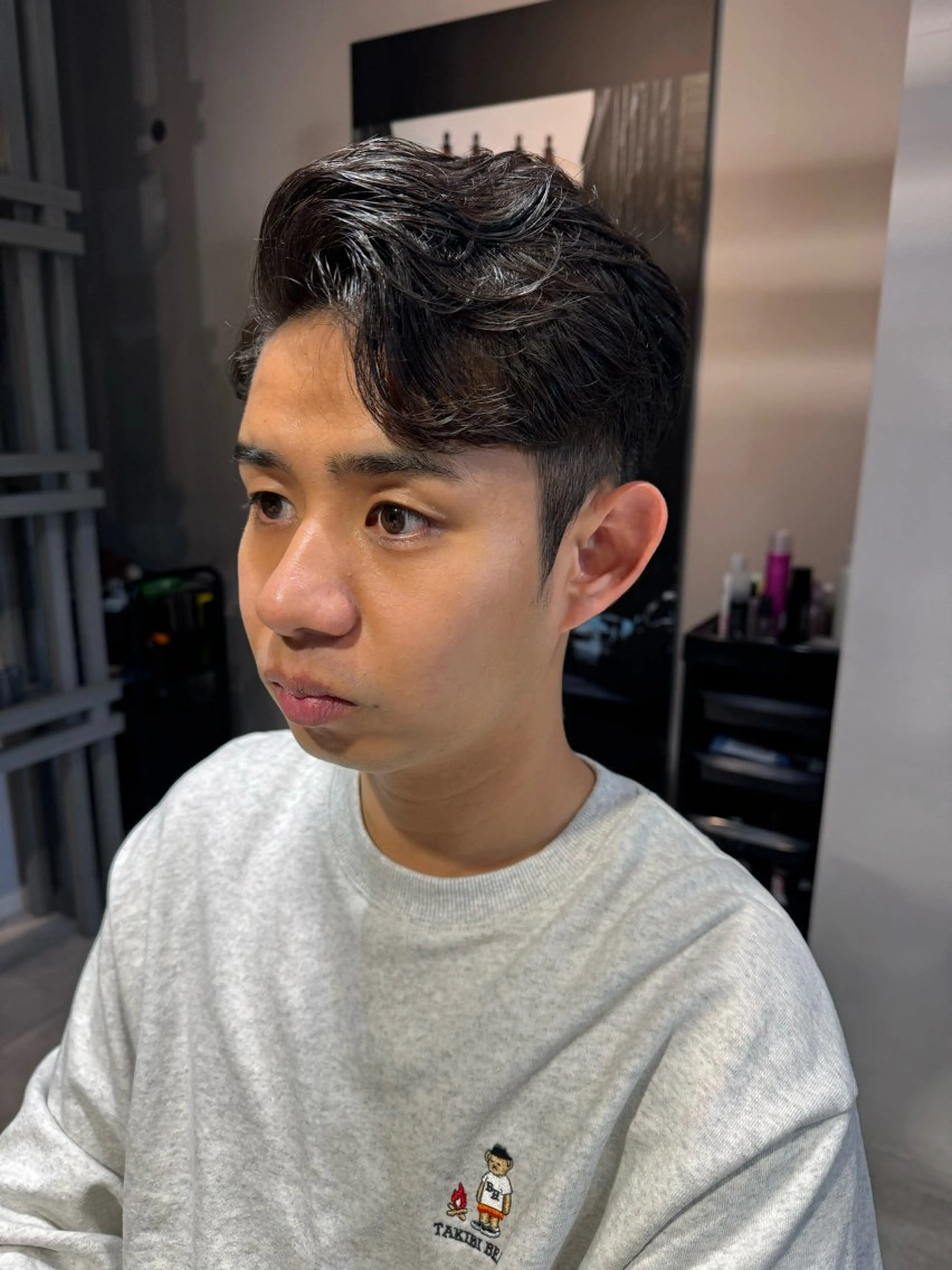 ショート メンズ カット パーマ トリートメント Dxxxx III所属・女性目線の大人 メンズ*Ayakaのヘアスタイル