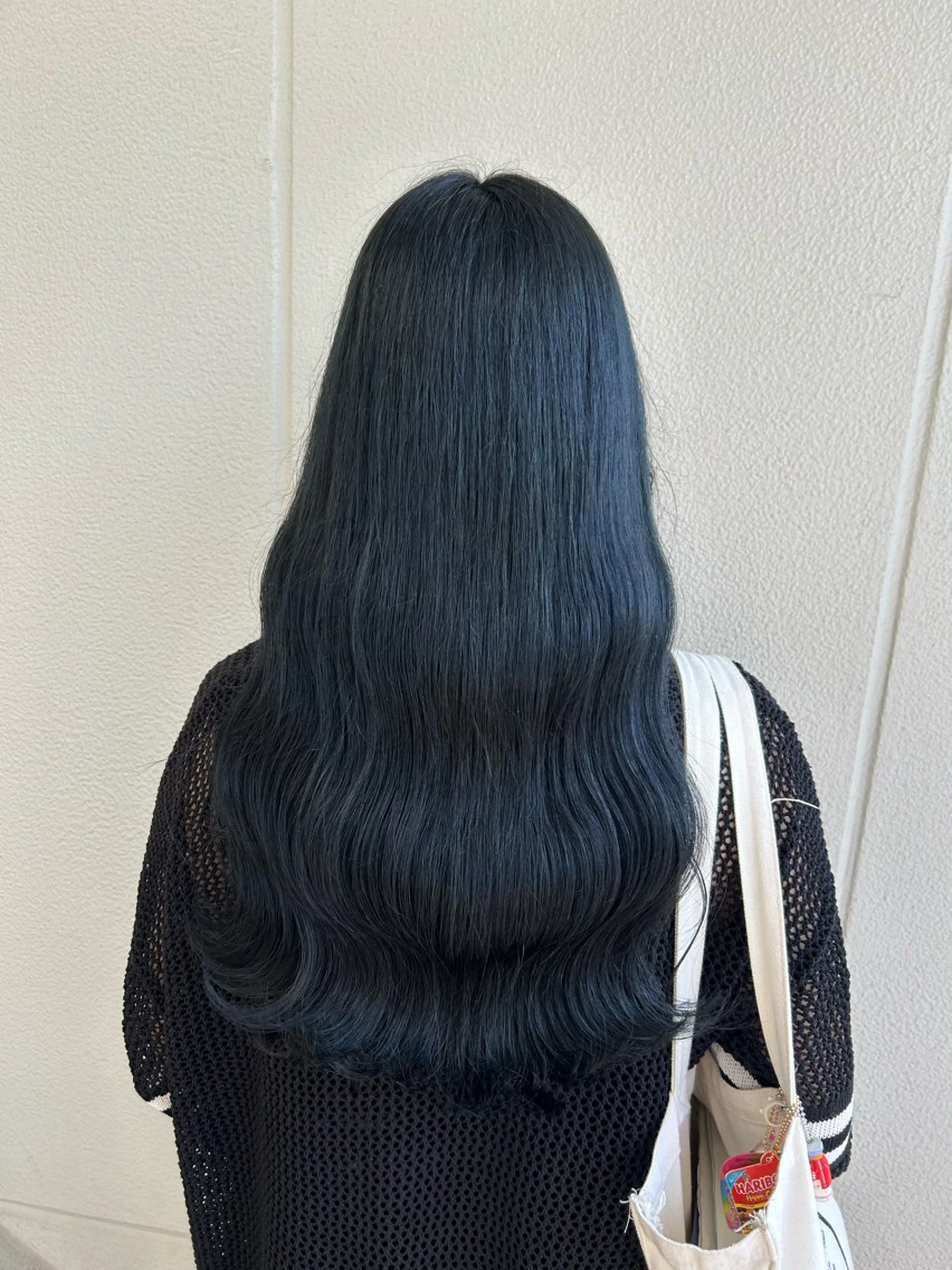 ロング カラー ヘアアレンジ ネイビーカラー 暖色/垢抜け韓国ヘア 🇰🇷桑原ユキネのヘアスタイル