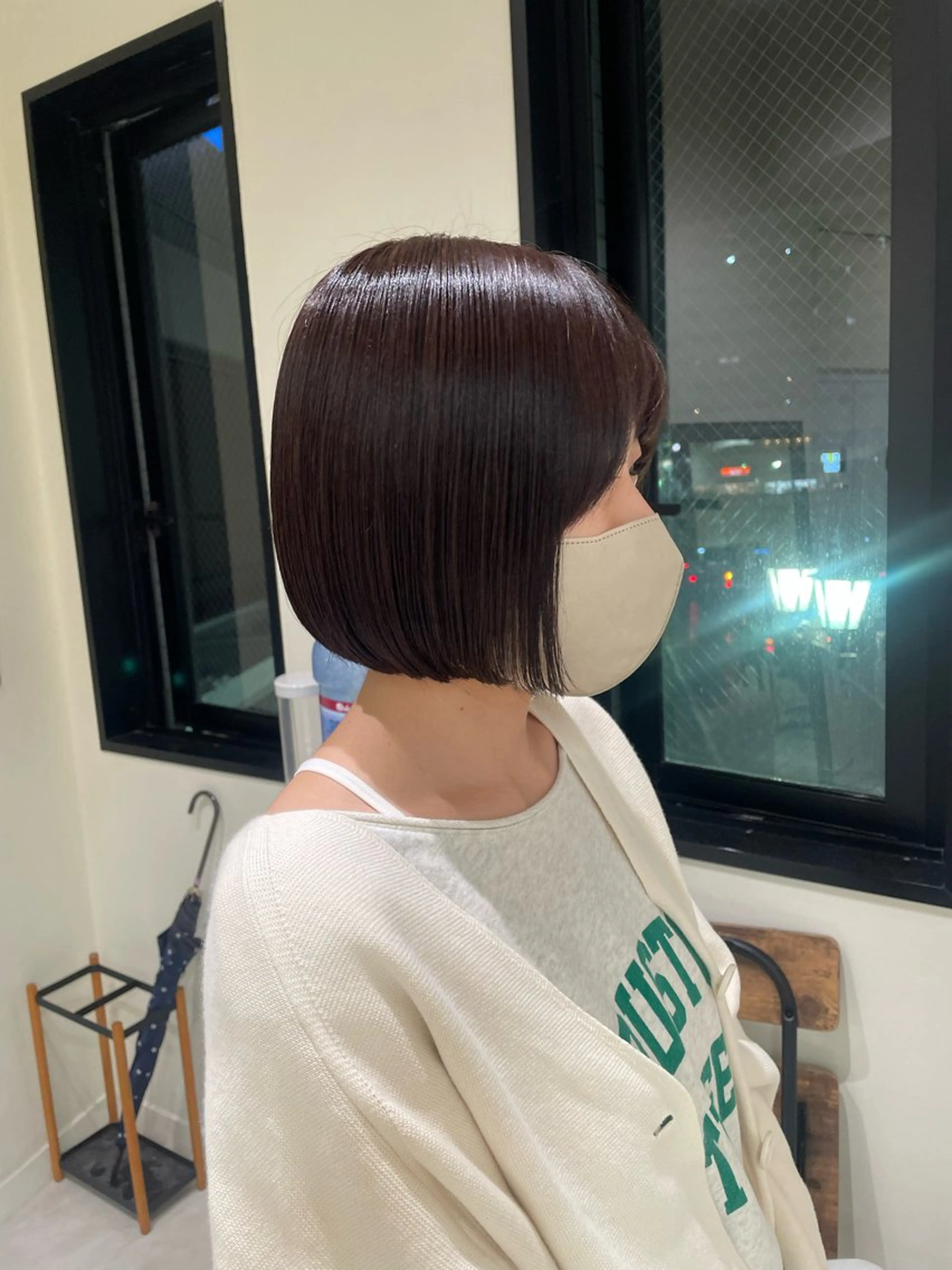 ショート カラー ボブ/インナーカラー /眉毛/Miyuのヘアスタイル