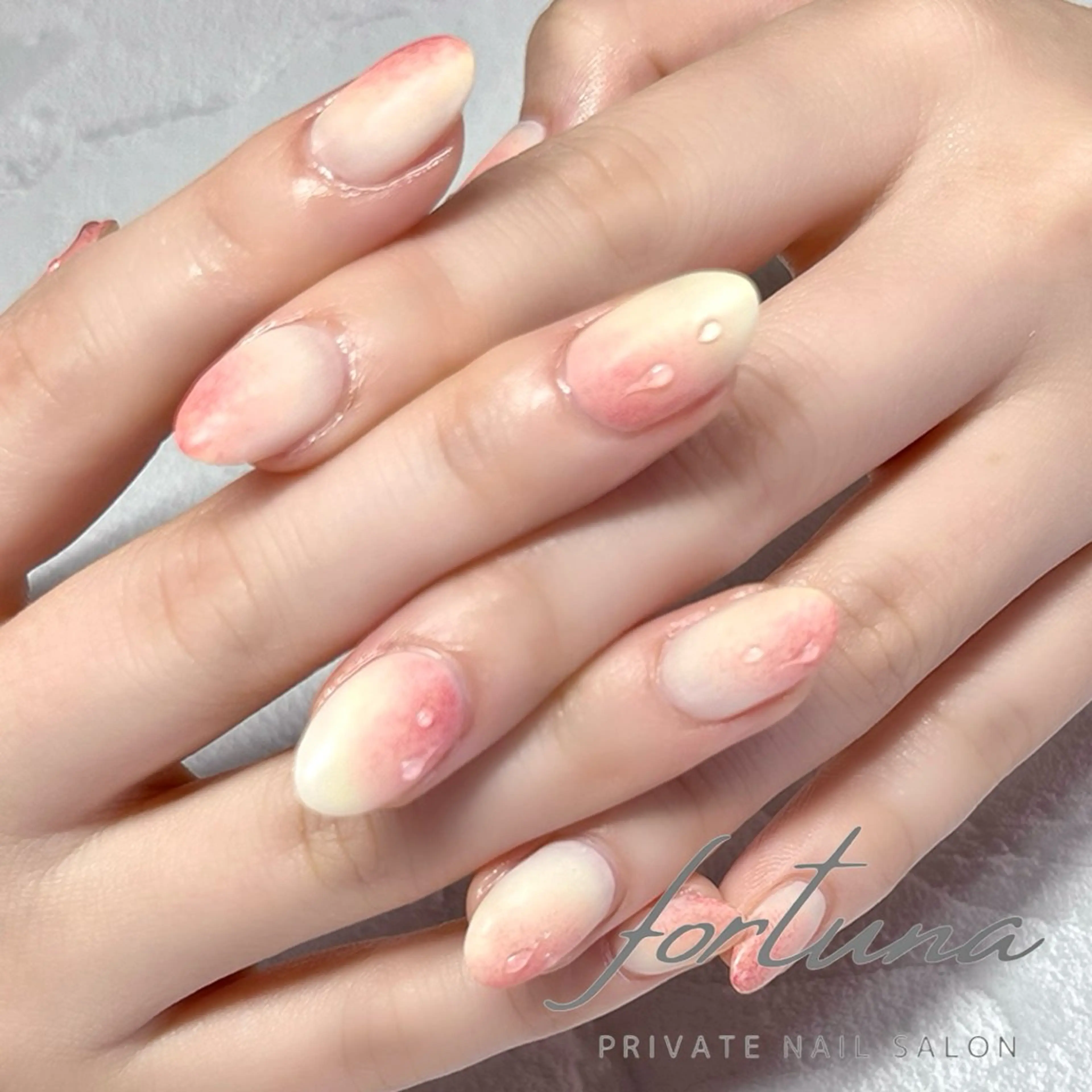 ネイル ジェルネイル パラジェル 夏ネイル ハンドネイル fortuna 武藤裕美のネイルデザイン