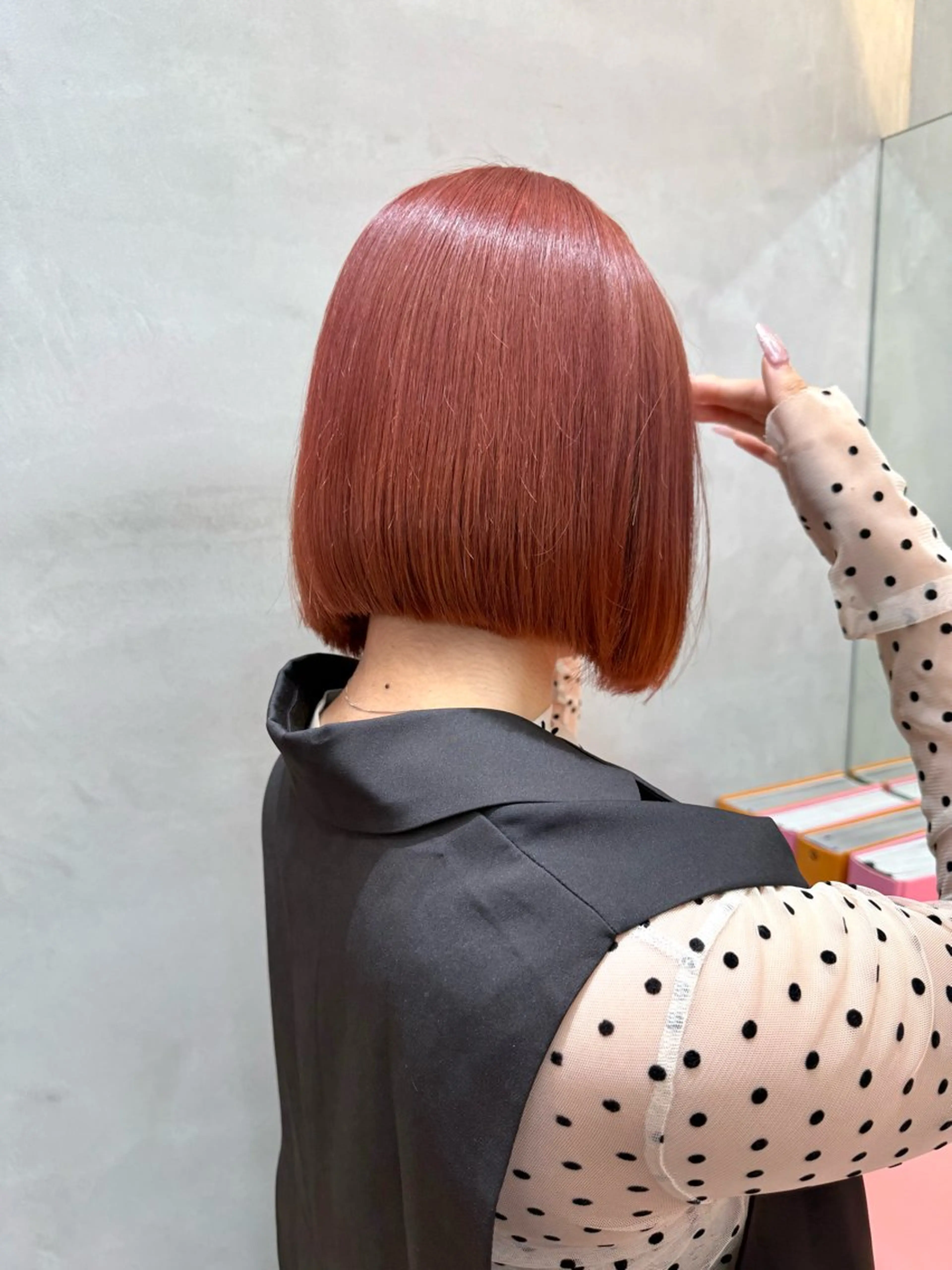 ミディアム カット ヘアカラー トリートメント 韓国ヘア/レイヤー/ 縮毛矯正🫧伊勢のヘアスタイル