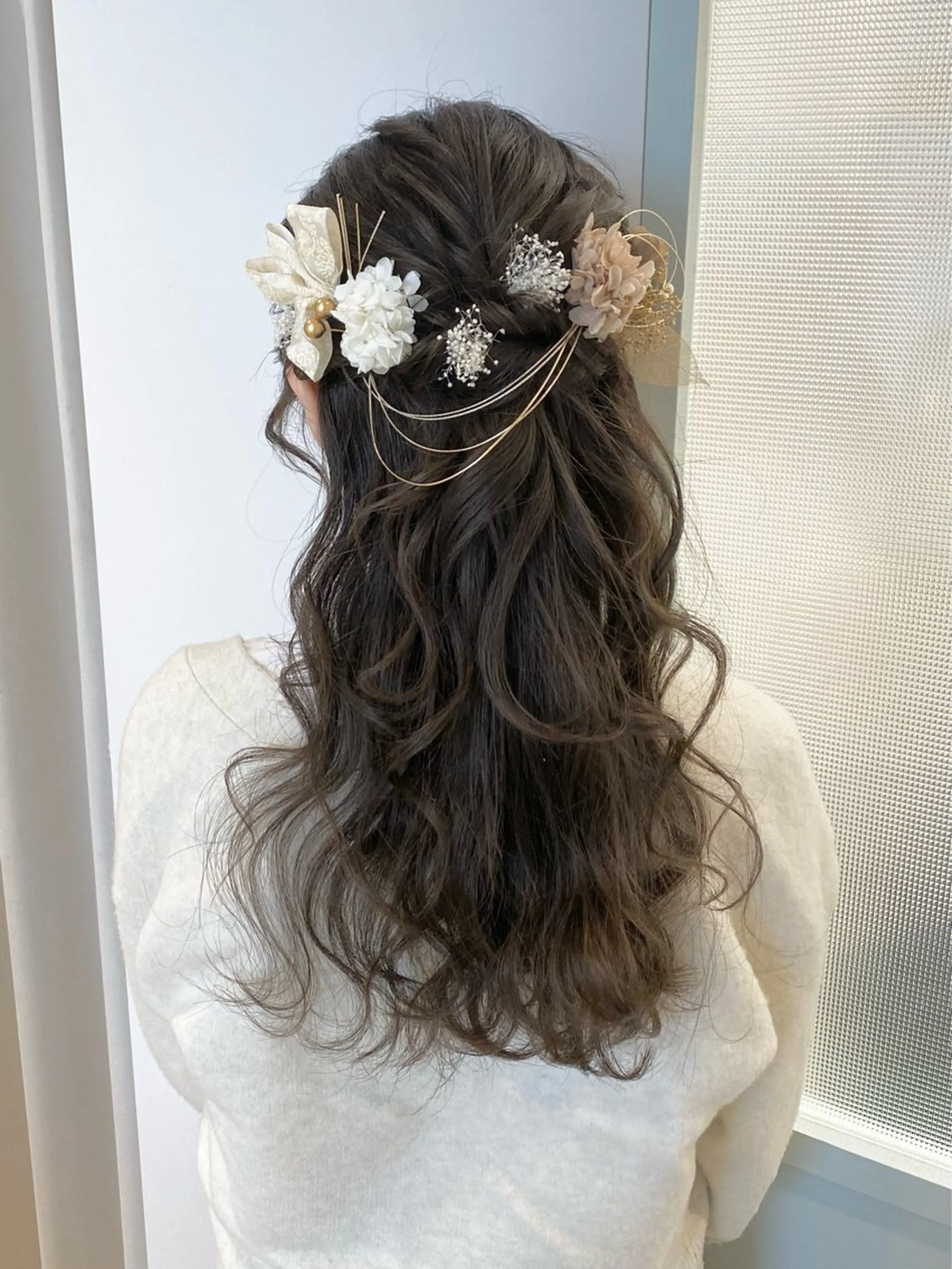 ヘアアレンジ 似合わせ艶髪カラー ❤️ハダユミのヘアスタイル