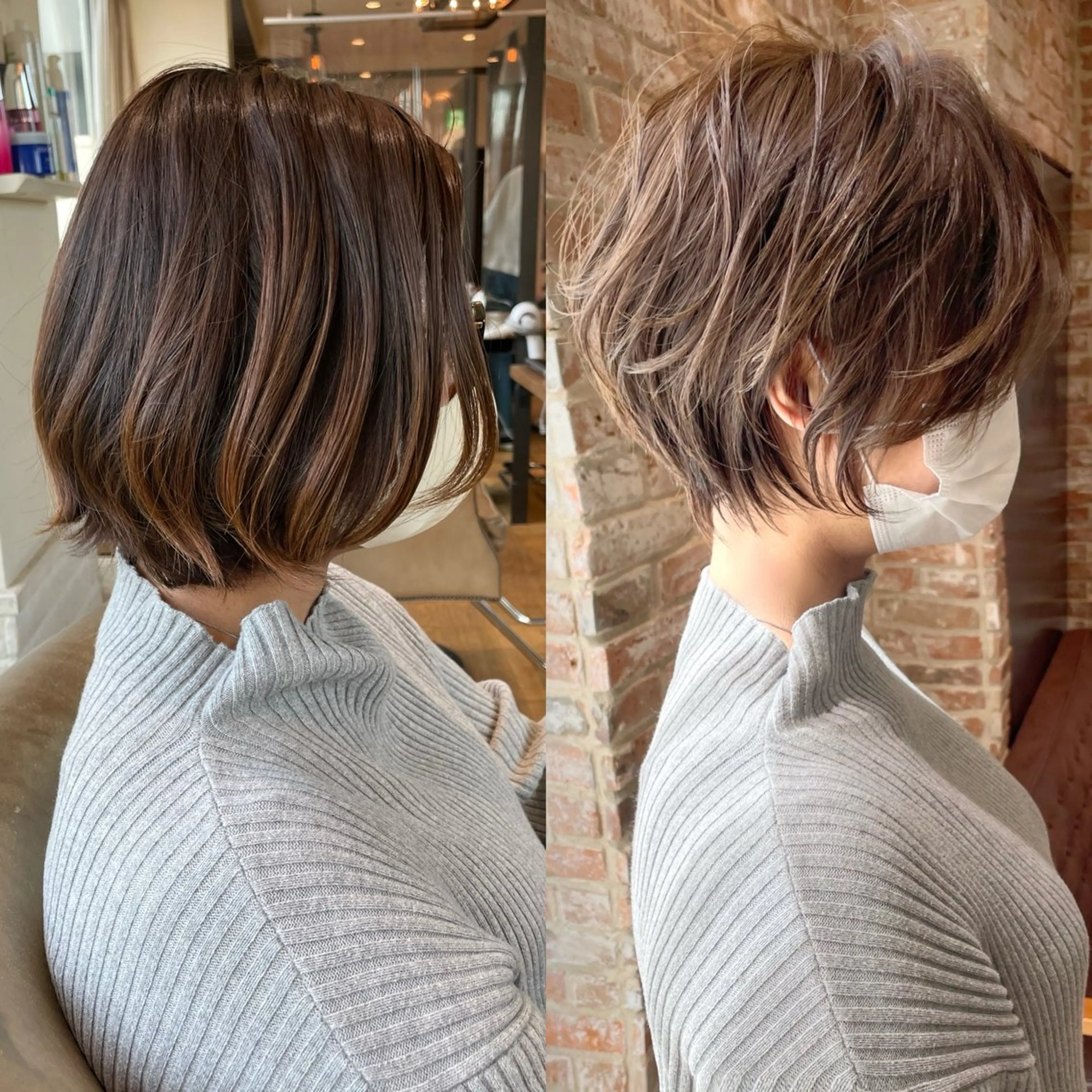 ショート ショート/レイヤー/ 無料/表参道/荒砂のヘアスタイル