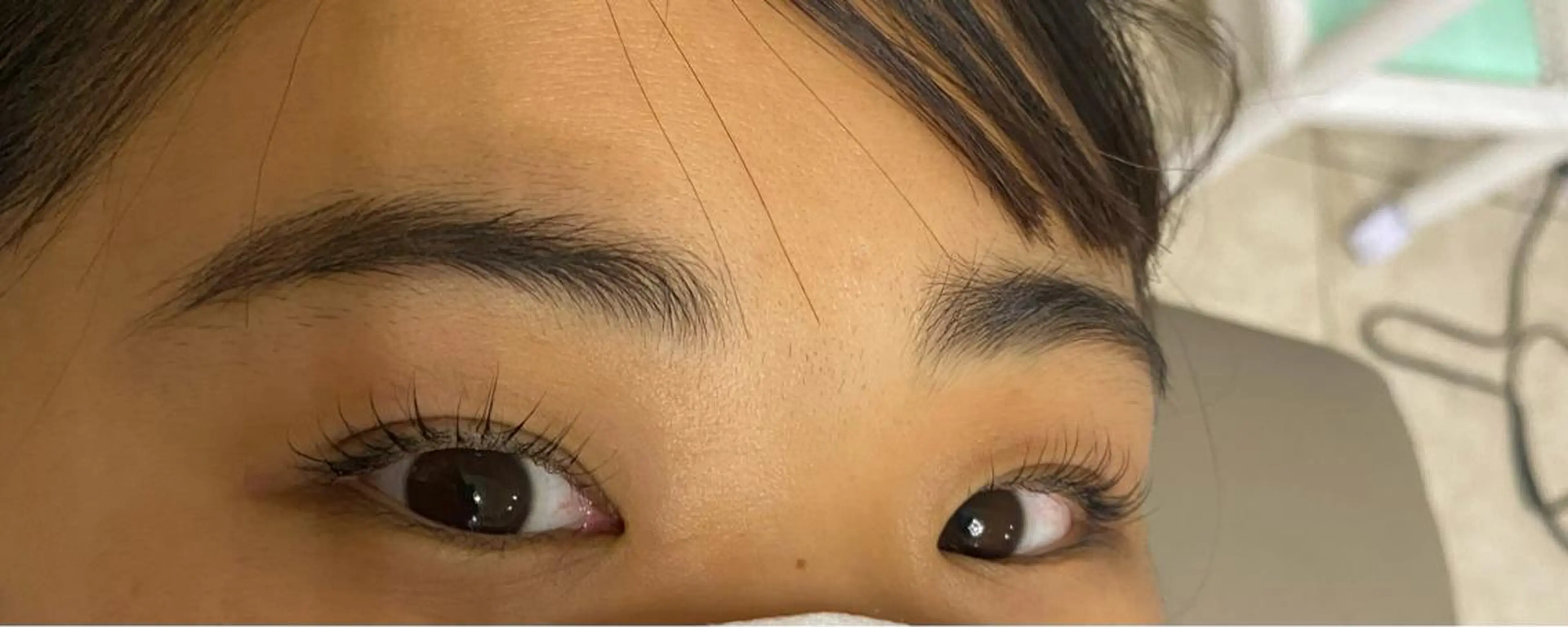 マツエク・マツパ ナチュラル MACARON会津若松 FA town店所属・斎藤 嘉奈のマツエク・マツパデザイン