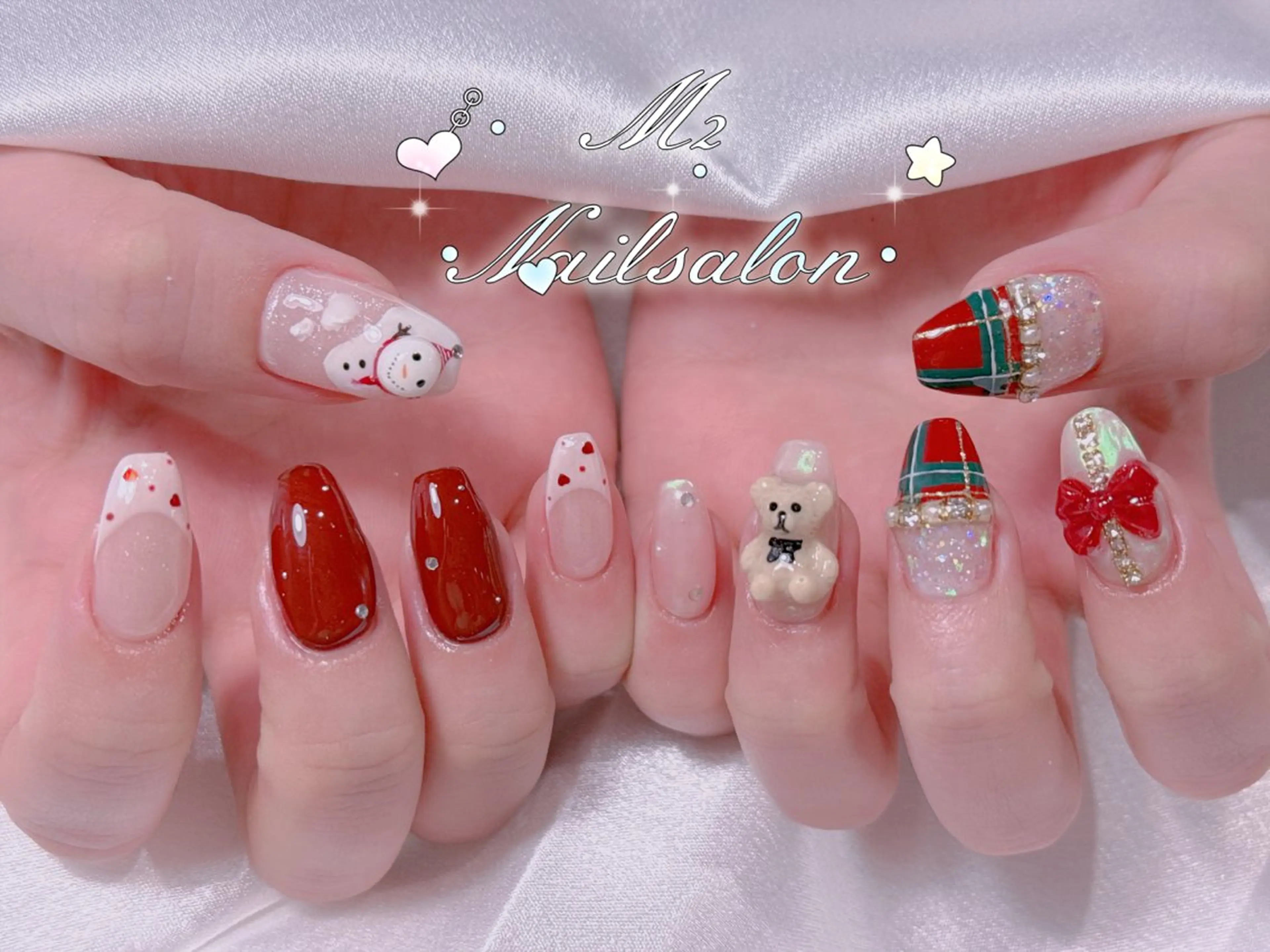 ネイル 長さだし専門店 M2　rikaのネイルデザイン