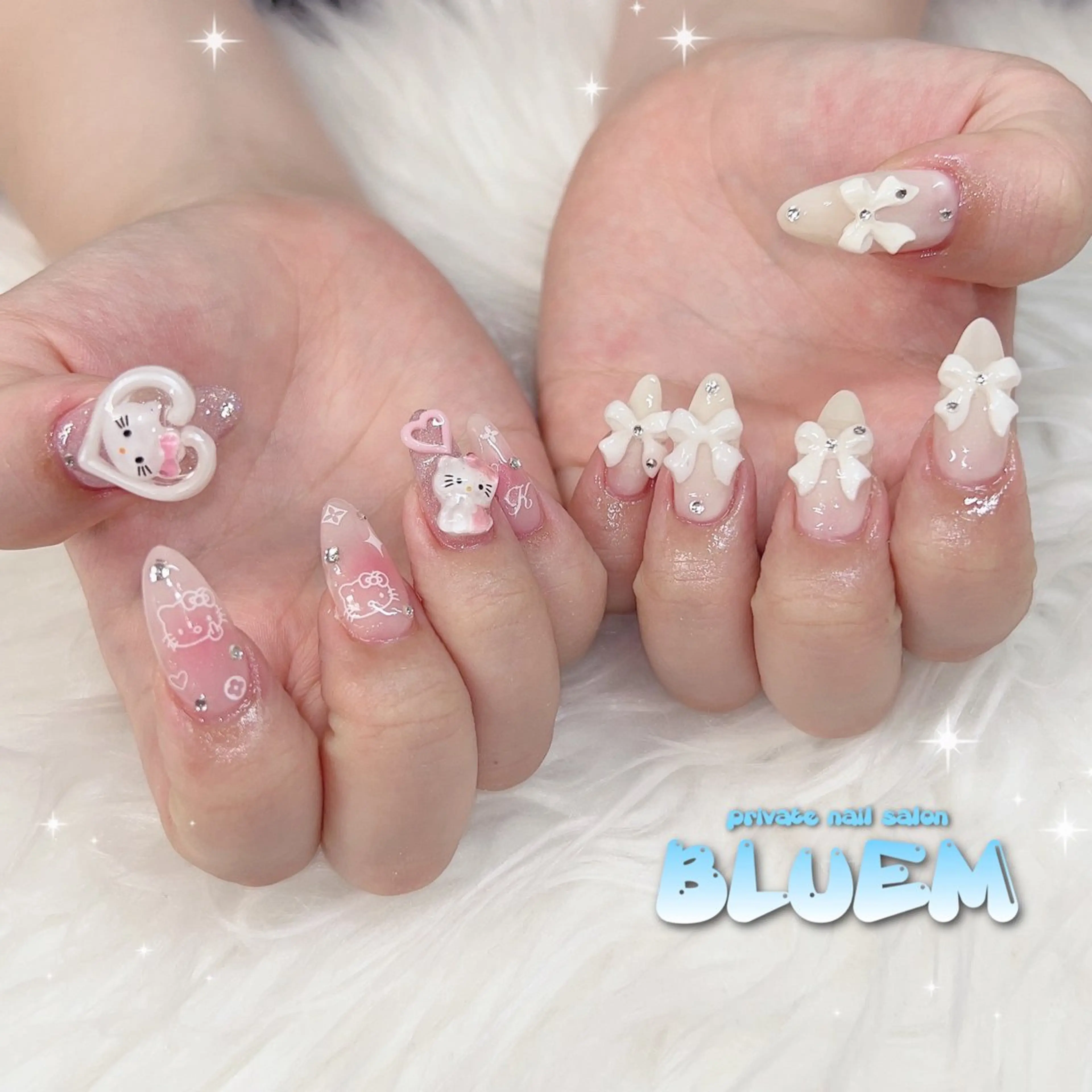 ネイル ハンドネイル BLUEM なな🐶のネイルデザイン