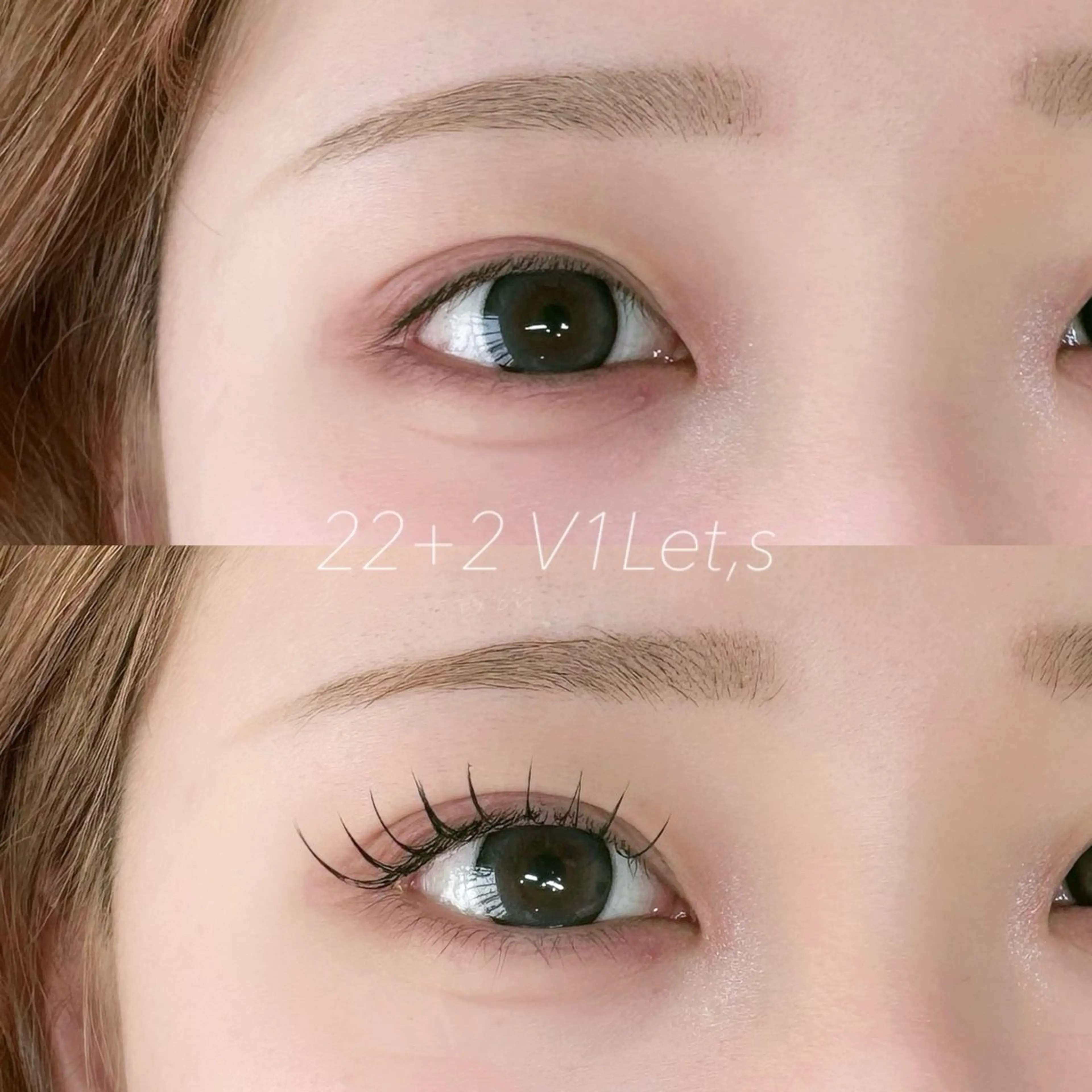 マツエク・マツパ [古町]22+2 V1Let,s Eyebrow&Eye所属・22+2 V1Let 🌙 Rikaのマツエク・マツパデザイン