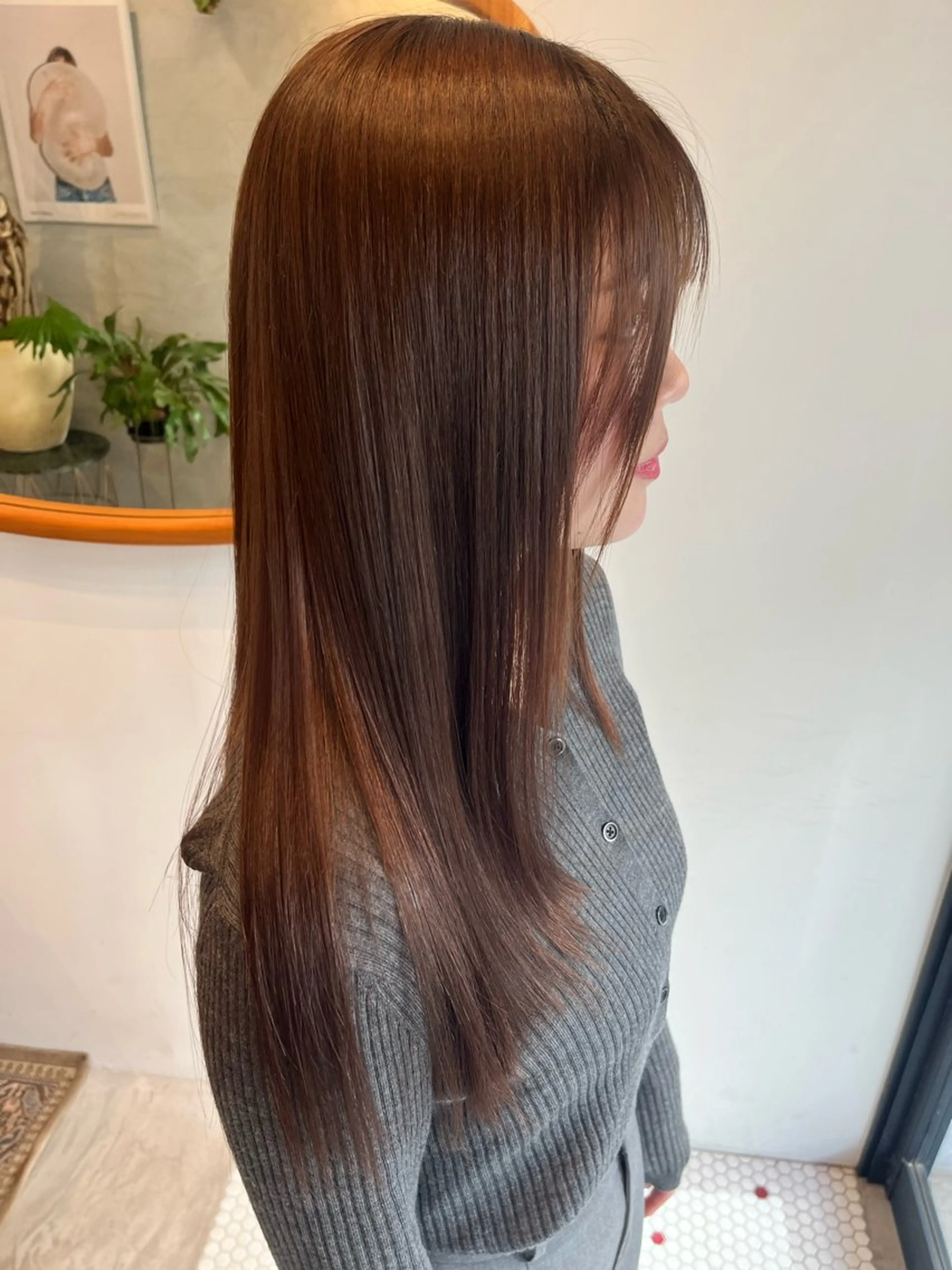 ロング モモセ ユメトのヘアスタイル