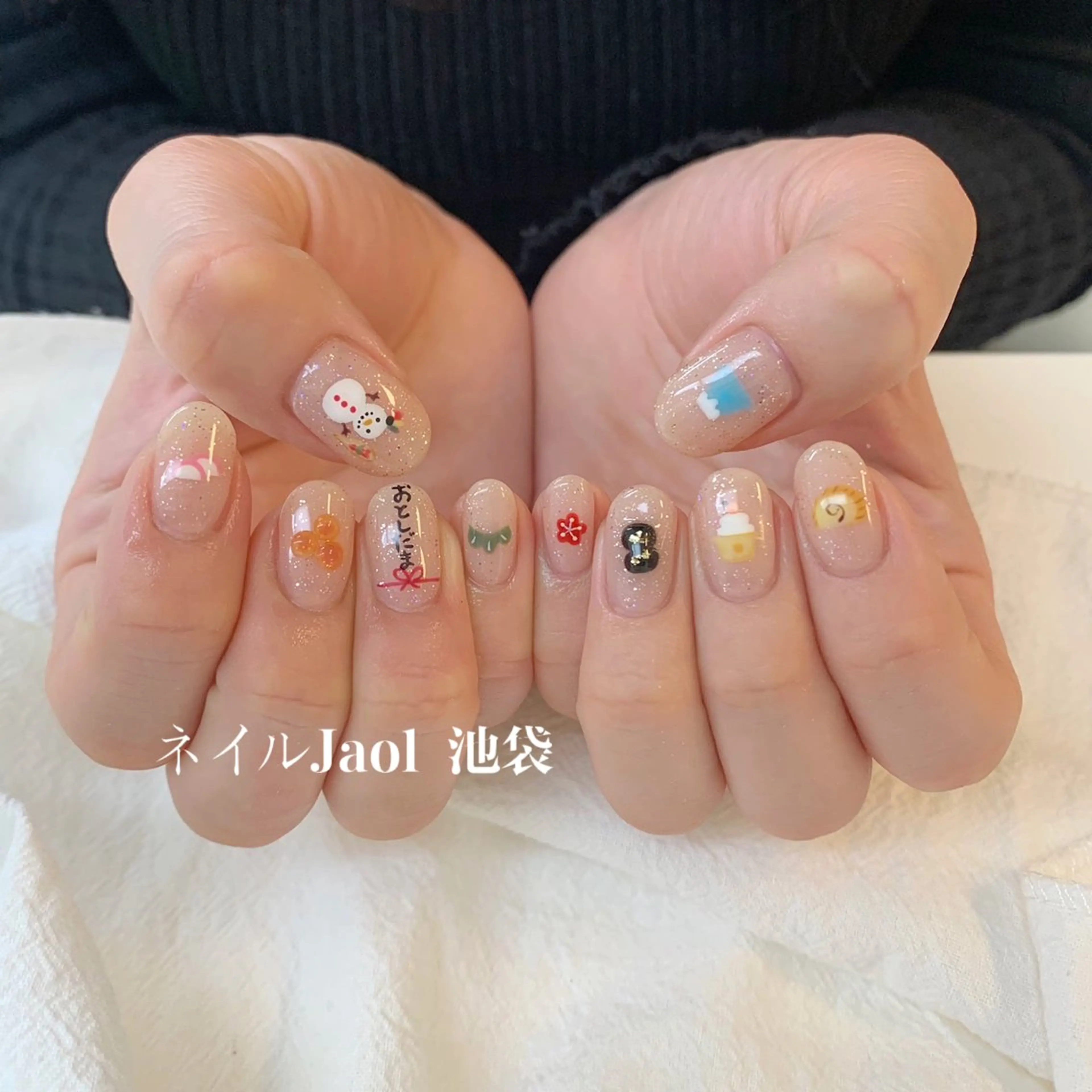 ミディアム ハンドネイル nail jaol池袋店所属・ネイルJaol 池袋のネイルデザイン